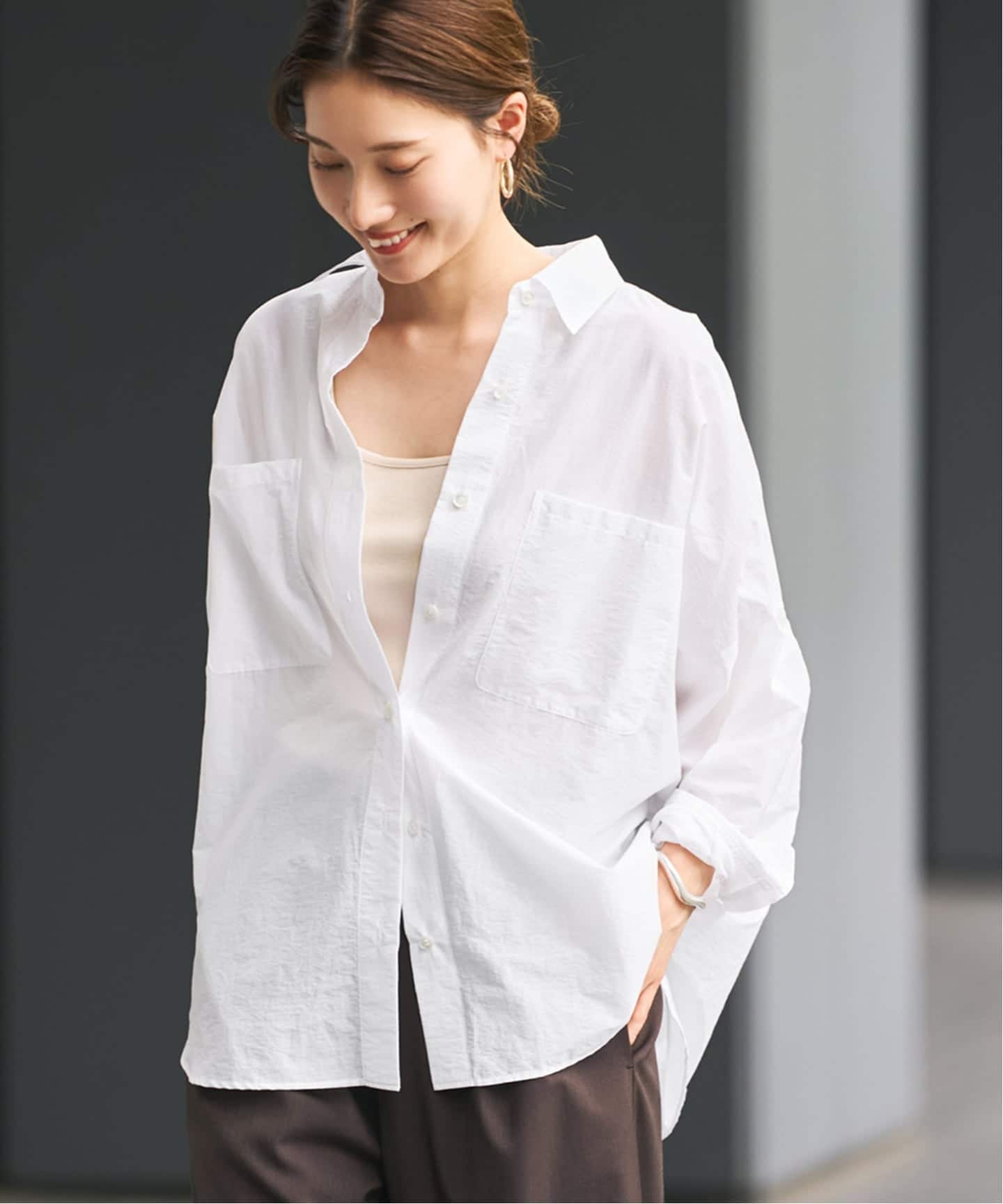 FRAMeWORK シアーシャツ FRAMeWORK（フレームワーク）の「シアーシャツ◇（）」 - WEAR