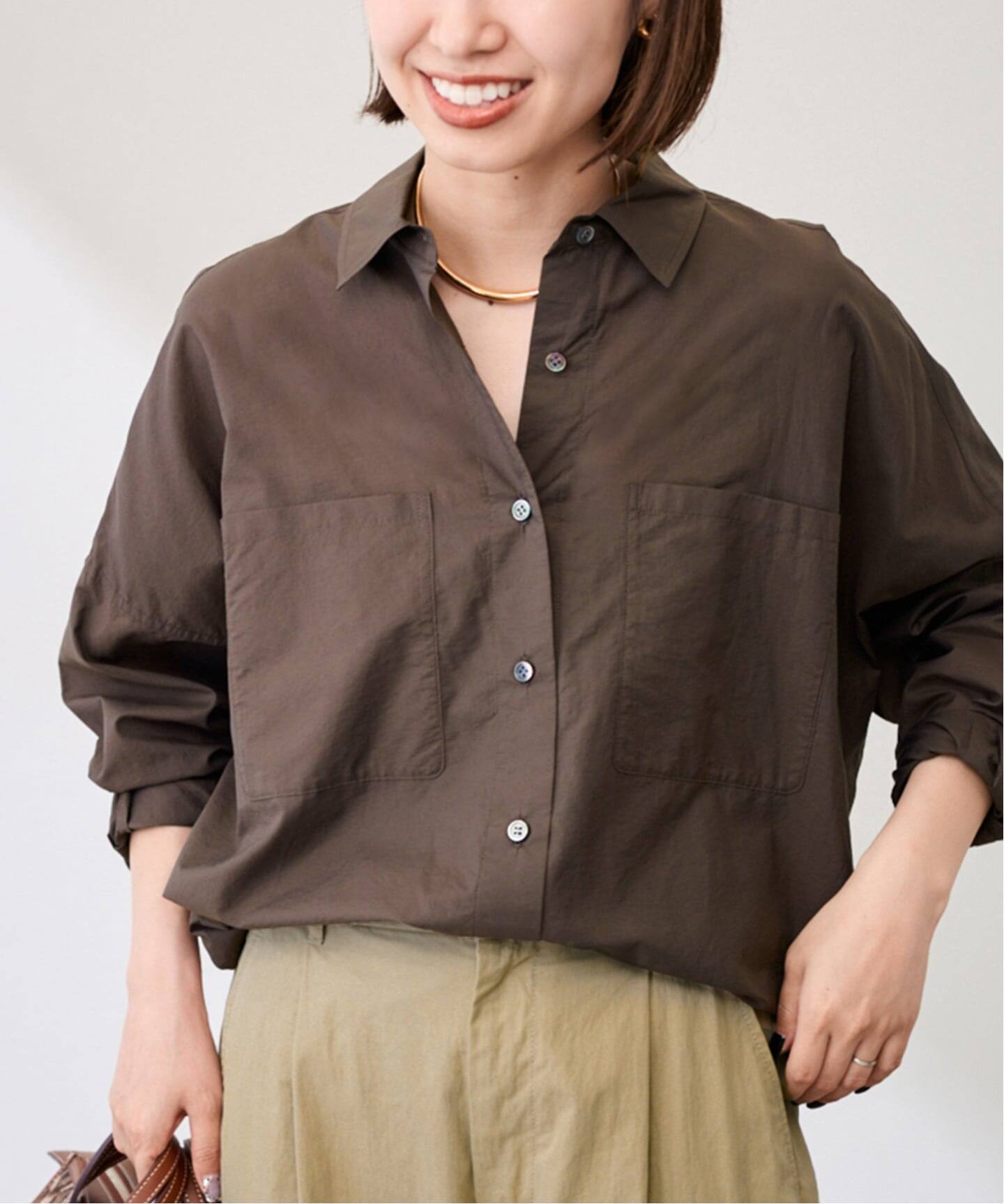 FRAMeWORK シアーシャツ シアートロドロストレギュラーシャツ（シャツ／ブラウス