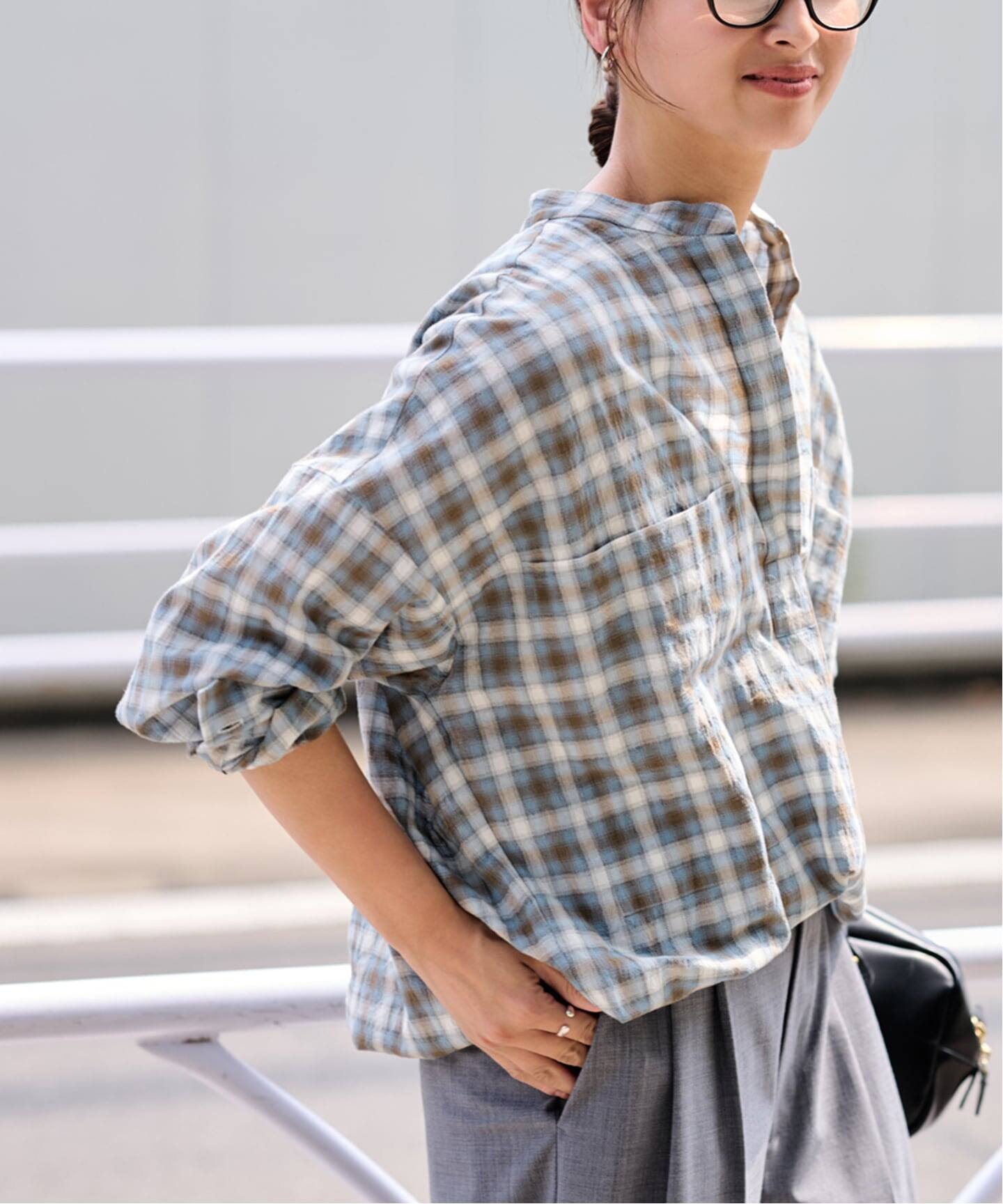 フレームワーク　シャギーマジックチェックシャツ フレームワーク シャギーマジックチェックシャツ