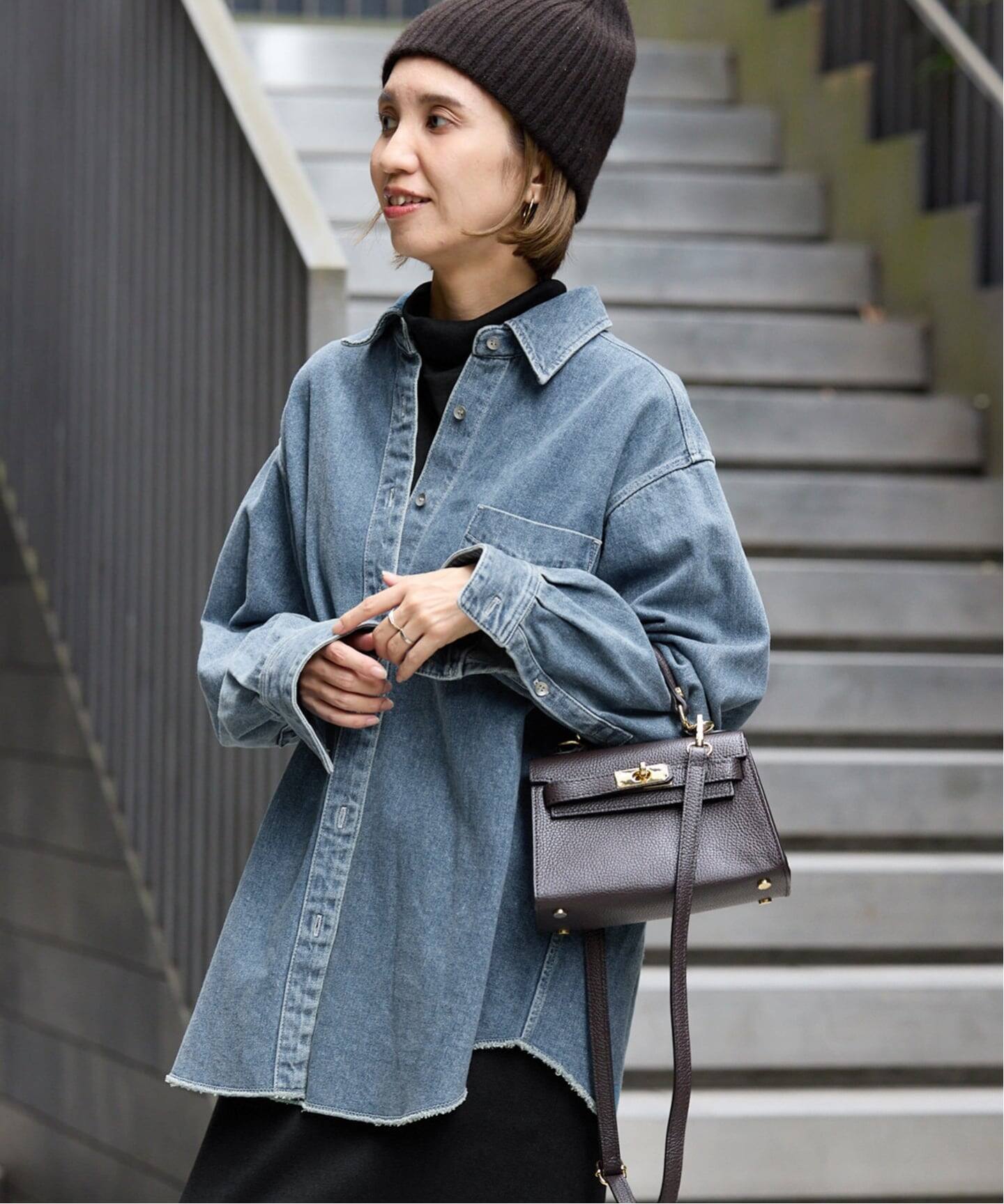 ≪追加≫denimシャツ（シャツ／ブラウス）｜FRAMeWORK（フレームワーク