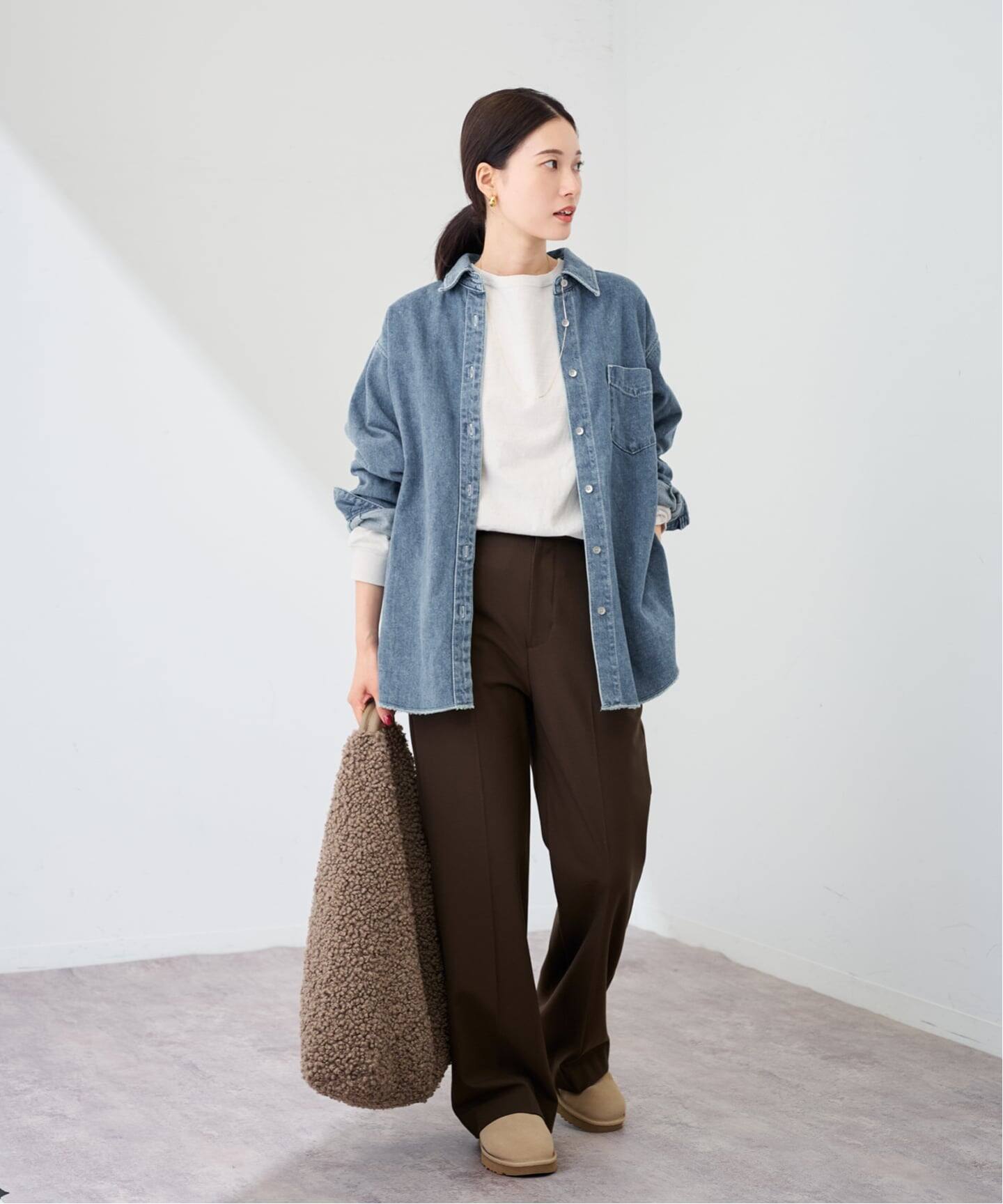 ≪追加≫denimシャツ（シャツ／ブラウス）｜FRAMeWORK（フレームワーク