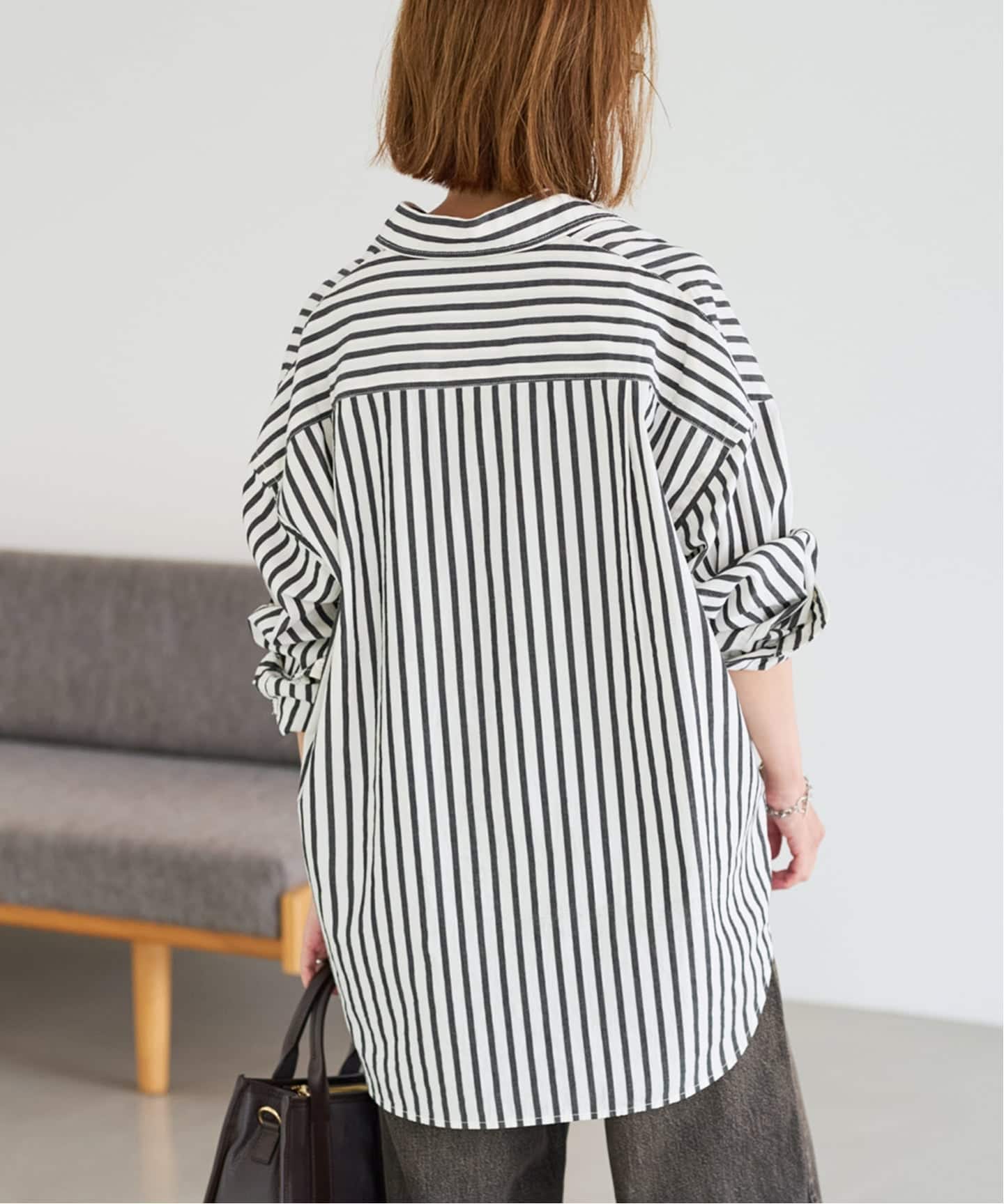 ≪WEB限定 / 追加≫コットンストライプレギュラーカラーシャツ 2