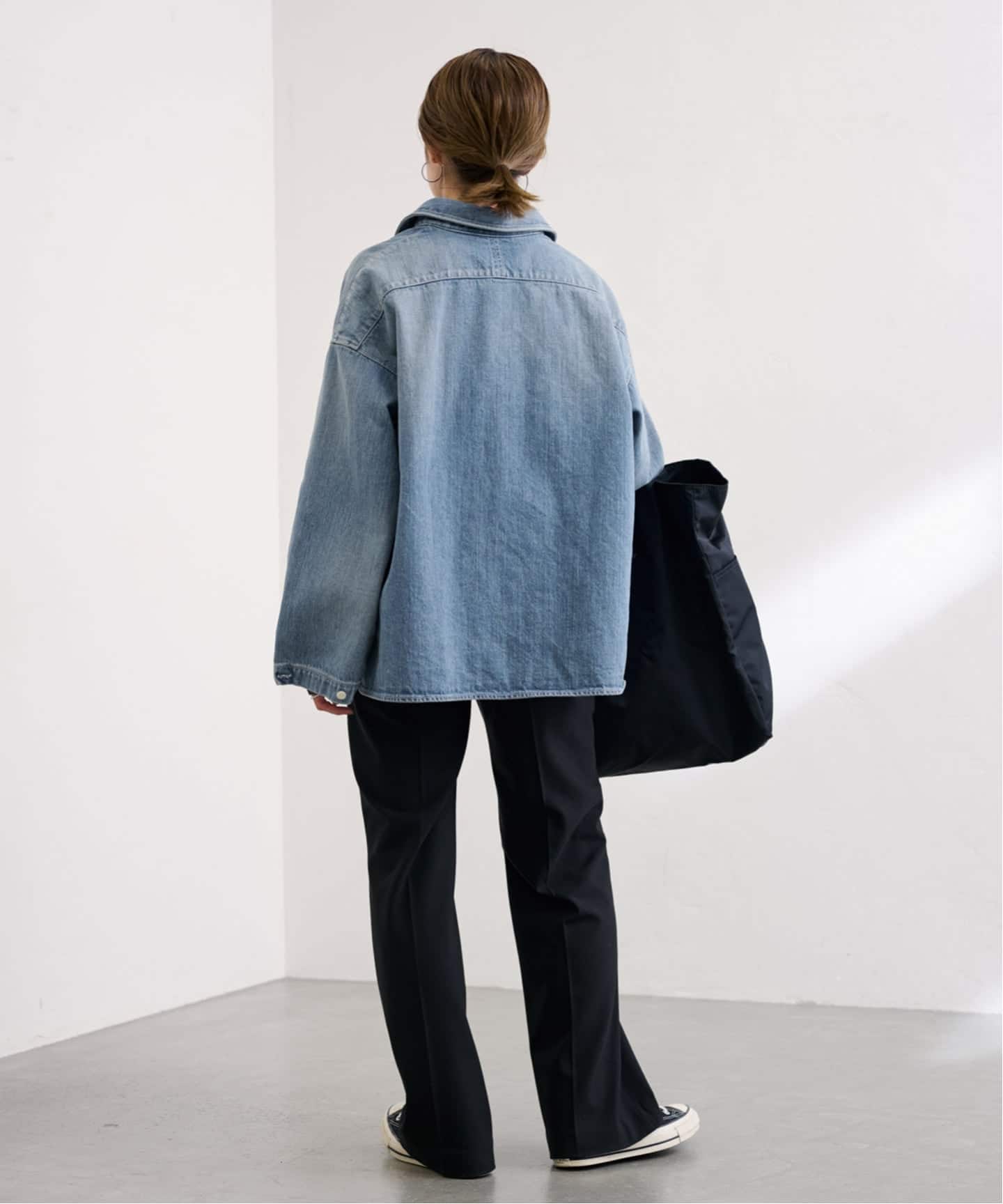 【2025年製】フレームワーク デニム プルオーバー シャツ ブラウス 完売品 2025年製】フレームワーク デニム プルオーバー シャツ ブラウス 完売品