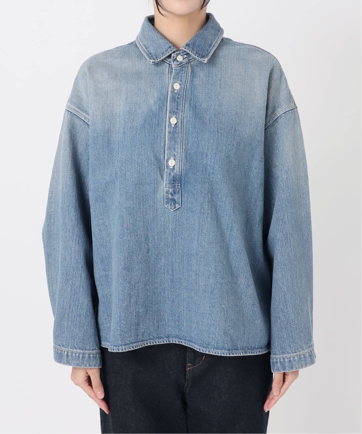 【2025年製】フレームワーク デニム プルオーバー シャツ ブラウス 完売品 2025年製】フレームワーク デニム プルオーバー シャツ ブラウス 完売品