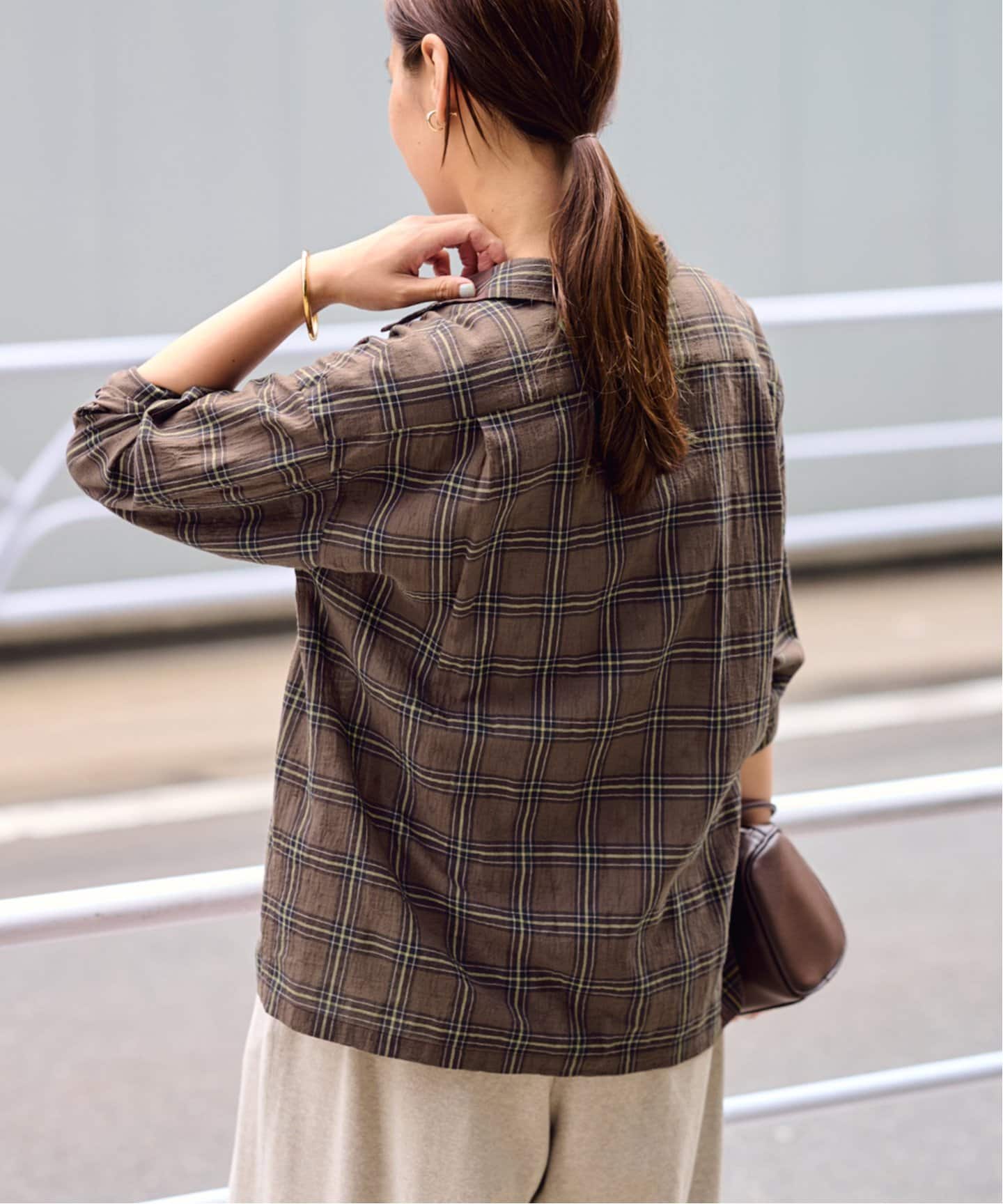 FRAMeWORK シアーシャツ FRAMeWORK｜≪予約≫シアートロドロストレギュラーシャツ
