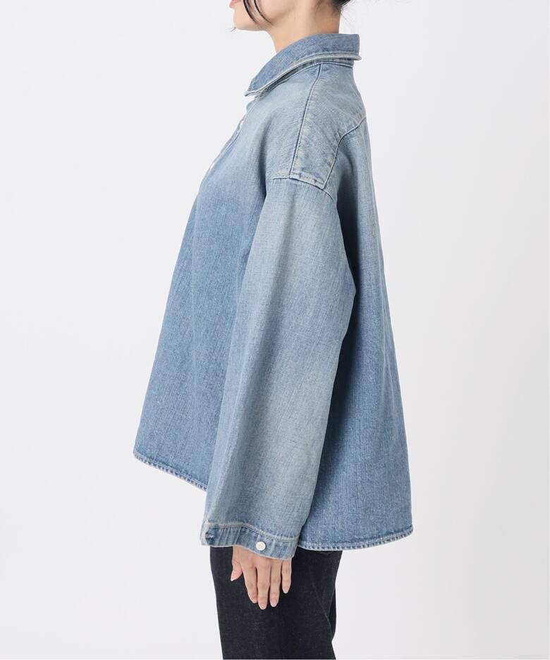 ≪WEB限定追加≫デニムプルオーバーシャツ（シャツ／ブラウス 