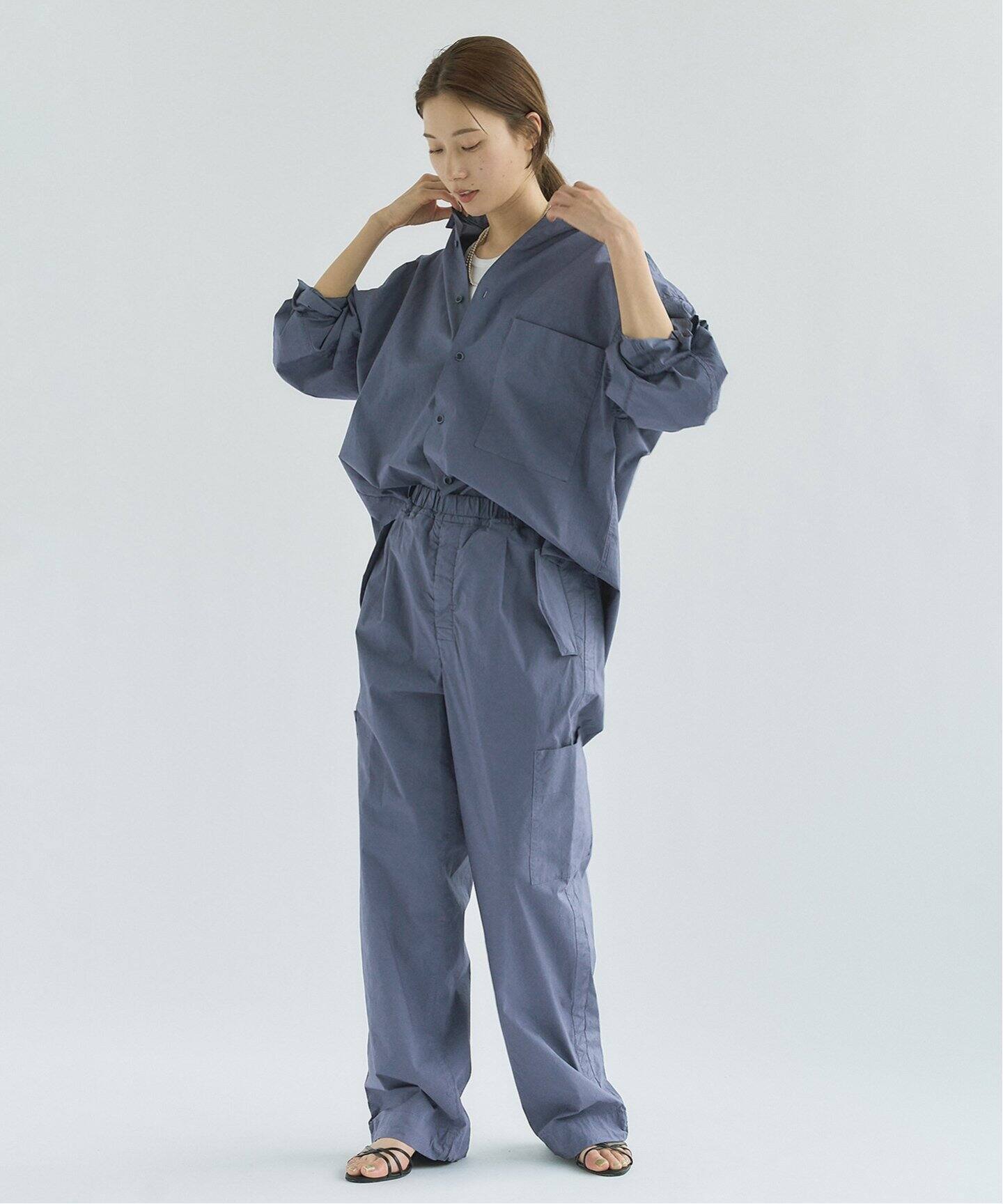 CALMER×FRAMeWORK NATURAL DYE BIG シャツ（シャツ／ブラウス 