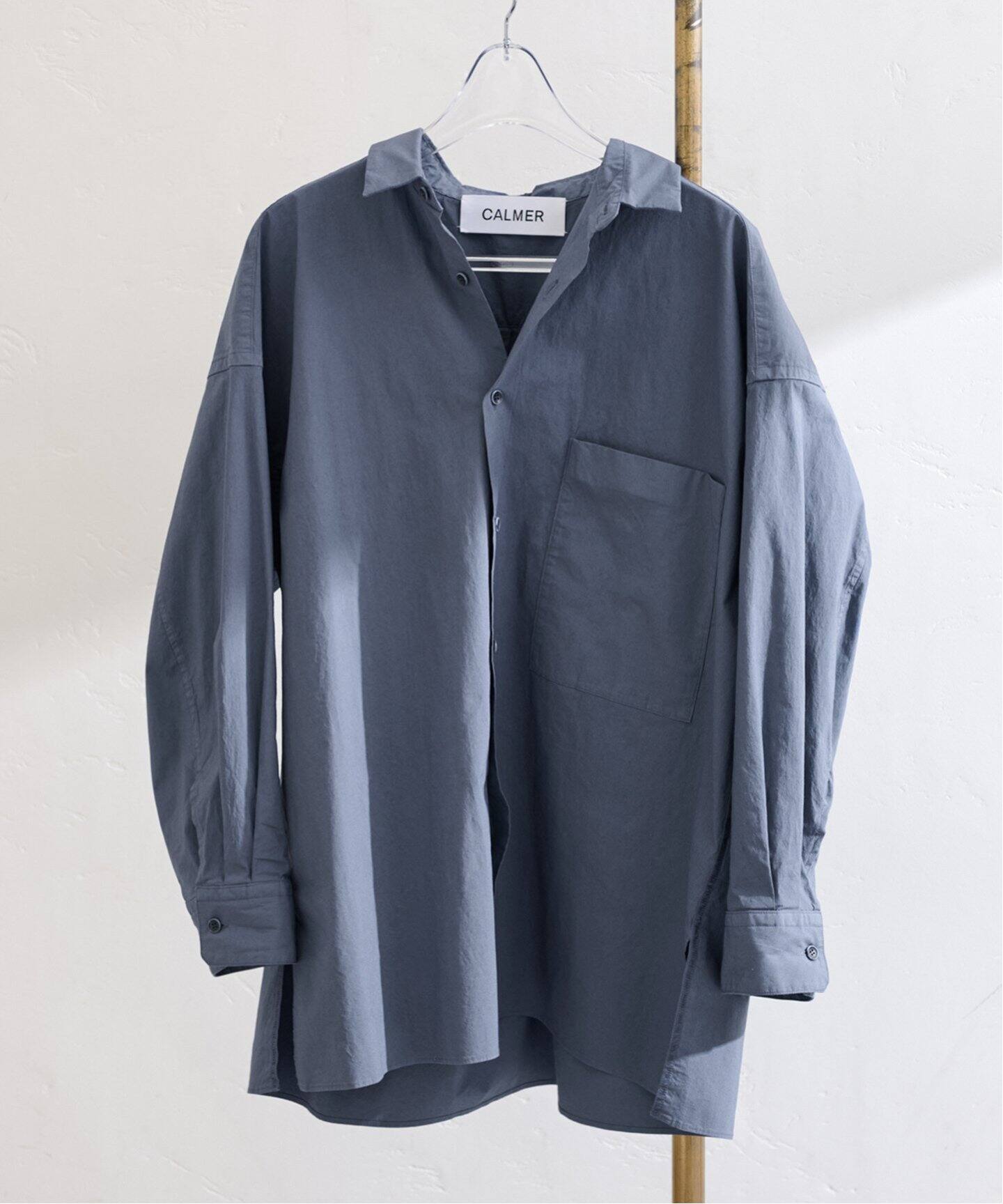 CALMER×FRAMeWORK NATURAL DYE BIG シャツ（シャツ／ブラウス 