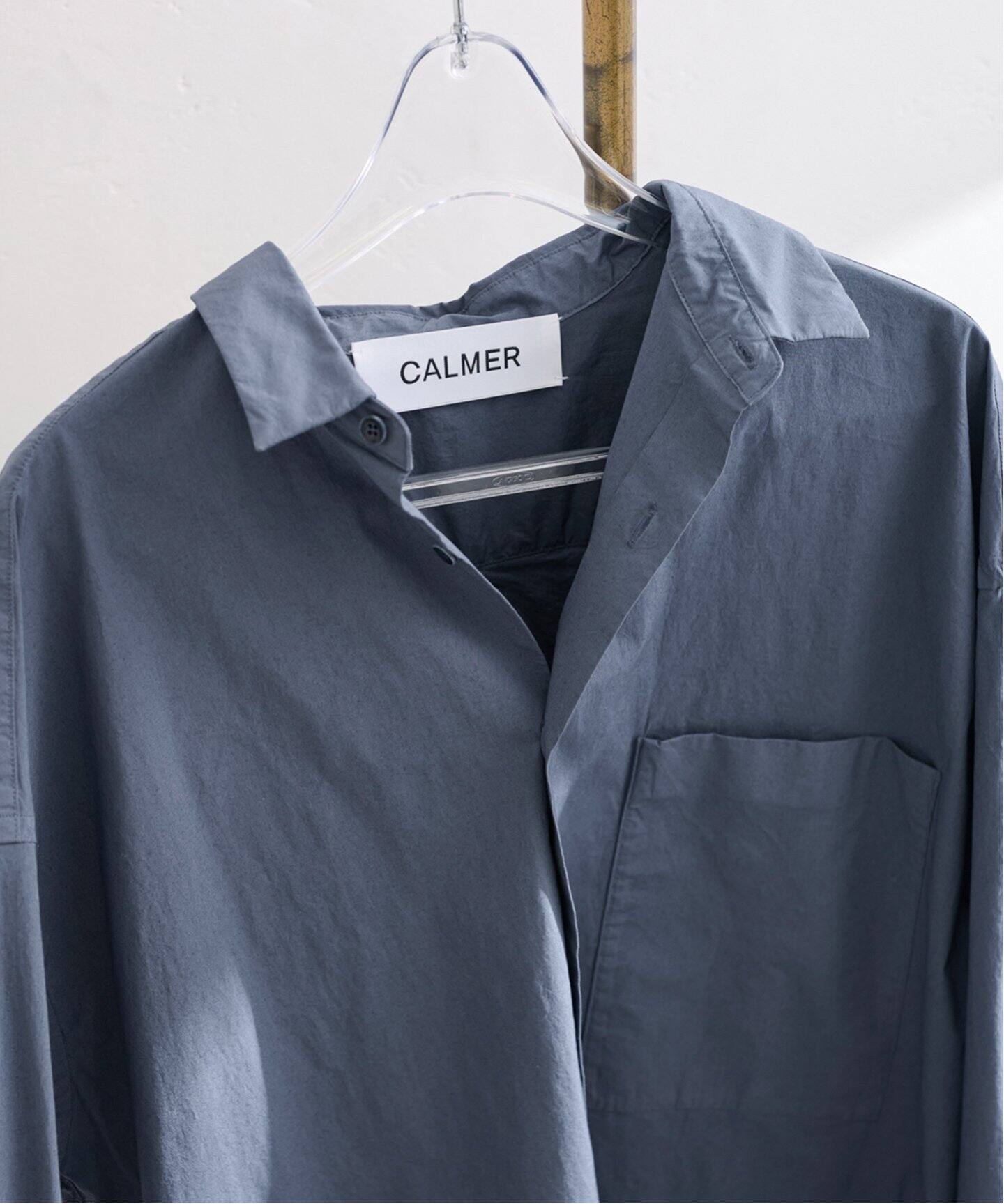 CALMER×FRAMeWORK NATURAL DYE BIG シャツ（シャツ／ブラウス 