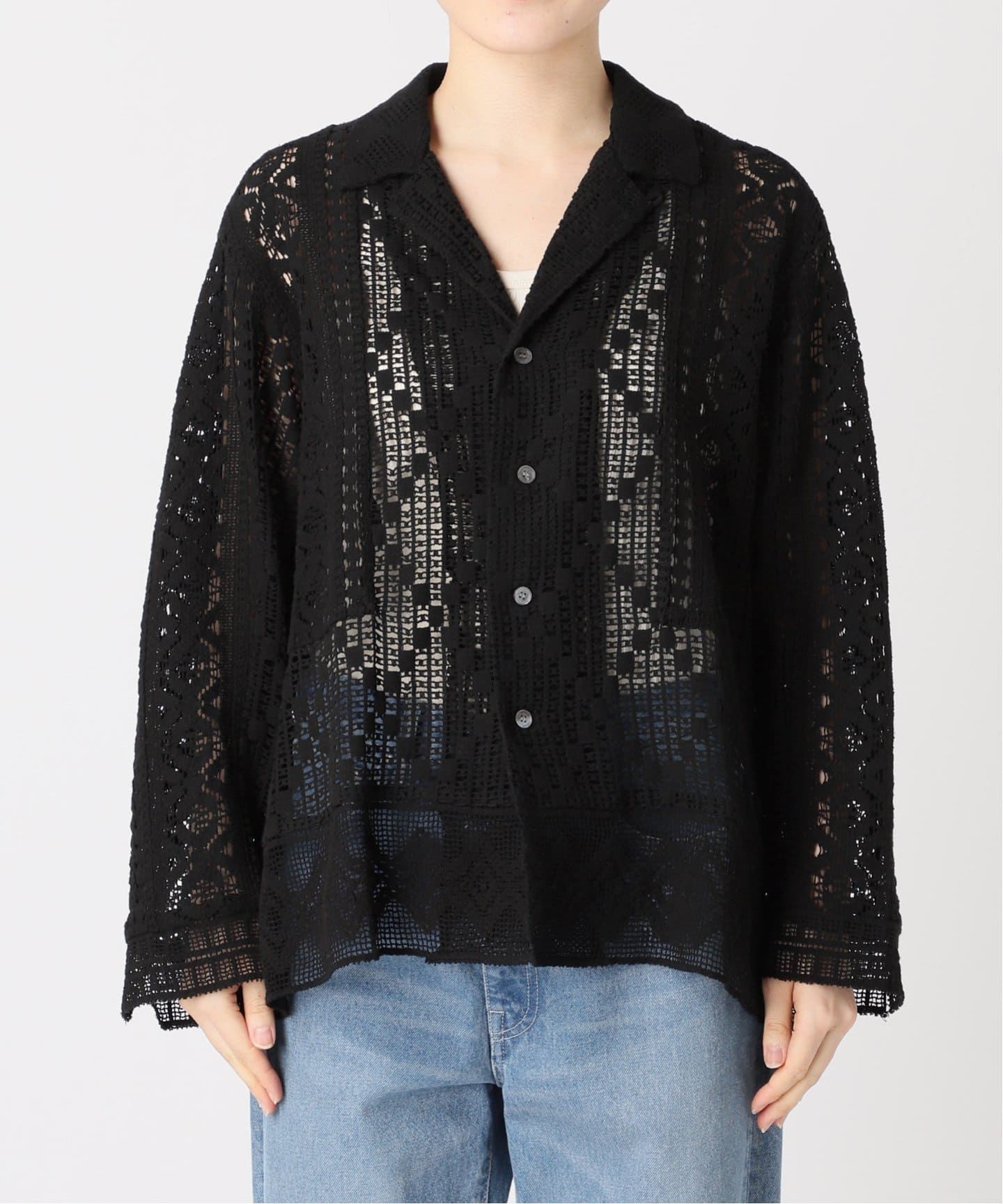 【専用】FRAMeWORKアンティークレースオープンカラーシャツ フレームワーク ≪追加≫アンティークレースオープンカラーシャツ（シャツ