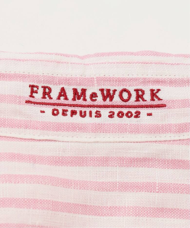 フレンチリネンレギュラーシャツ（シャツ／ブラウス）｜FRAMeWORK  