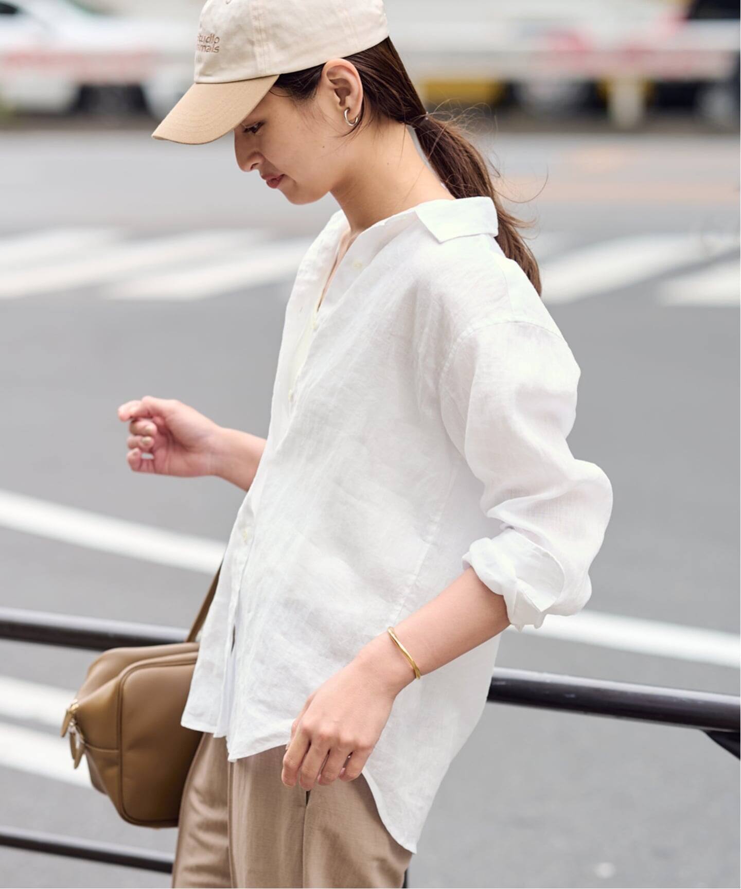 ≪追加≫フレンチリネンレギュラーシャツ 3（シャツ／ブラウス
