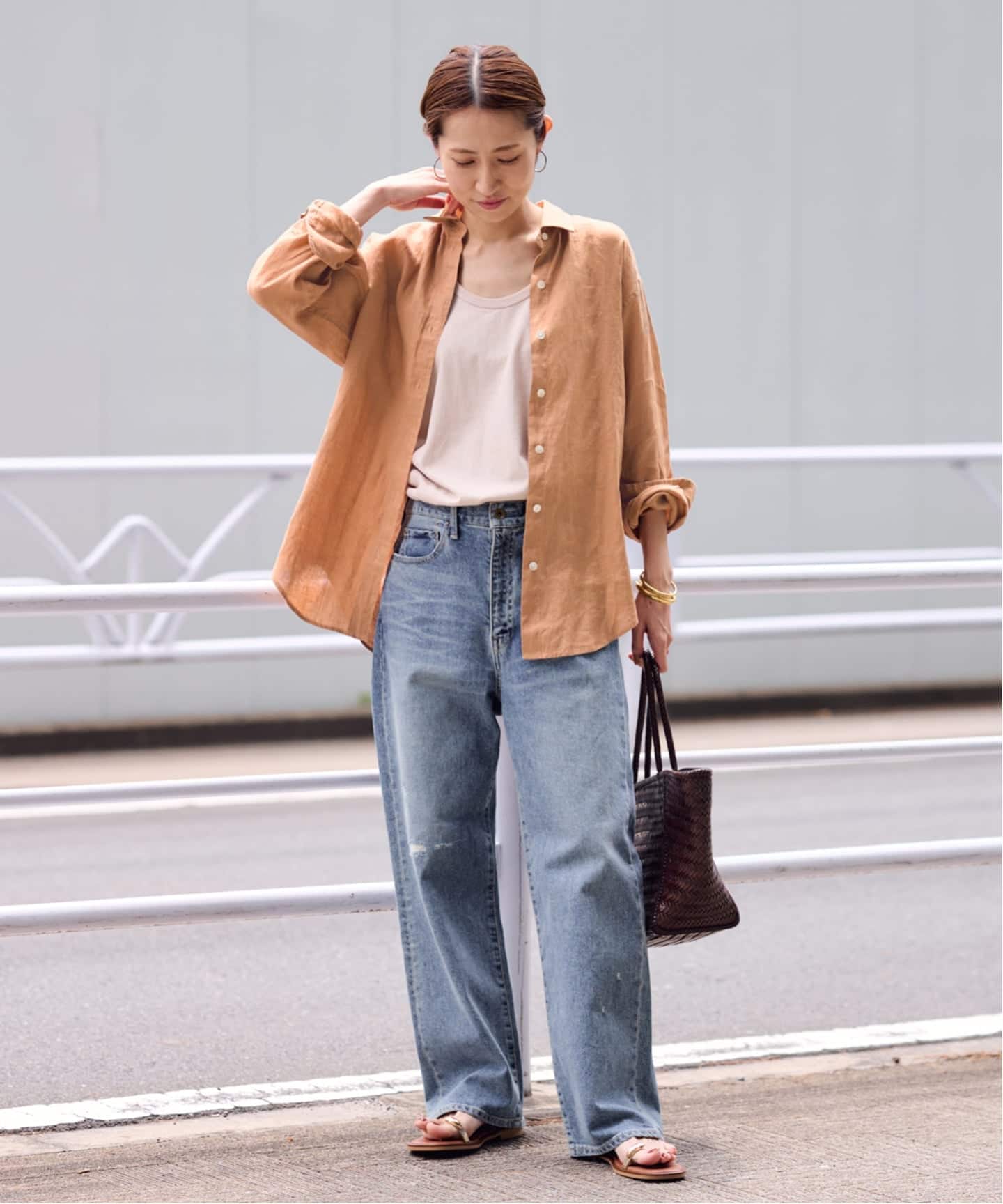 ≪追加≫フレンチリネンレギュラーシャツ 3（シャツ／ブラウス