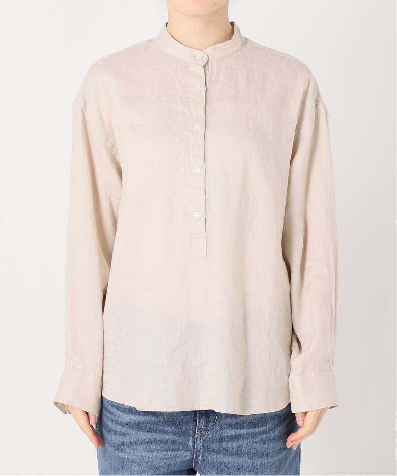 フレンチリネンバンドカラーシャツ（シャツ／ブラウス）｜FRAMeWORK  