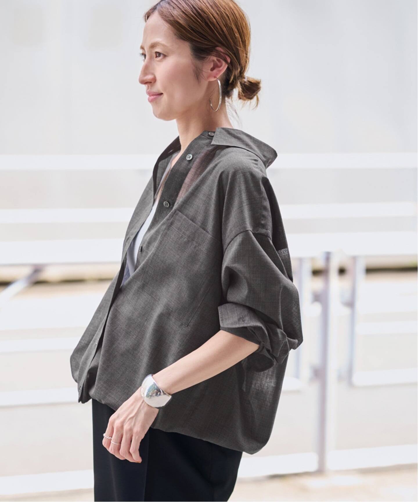 FRAMEWORK シアートロドロストレギュラーシャツ