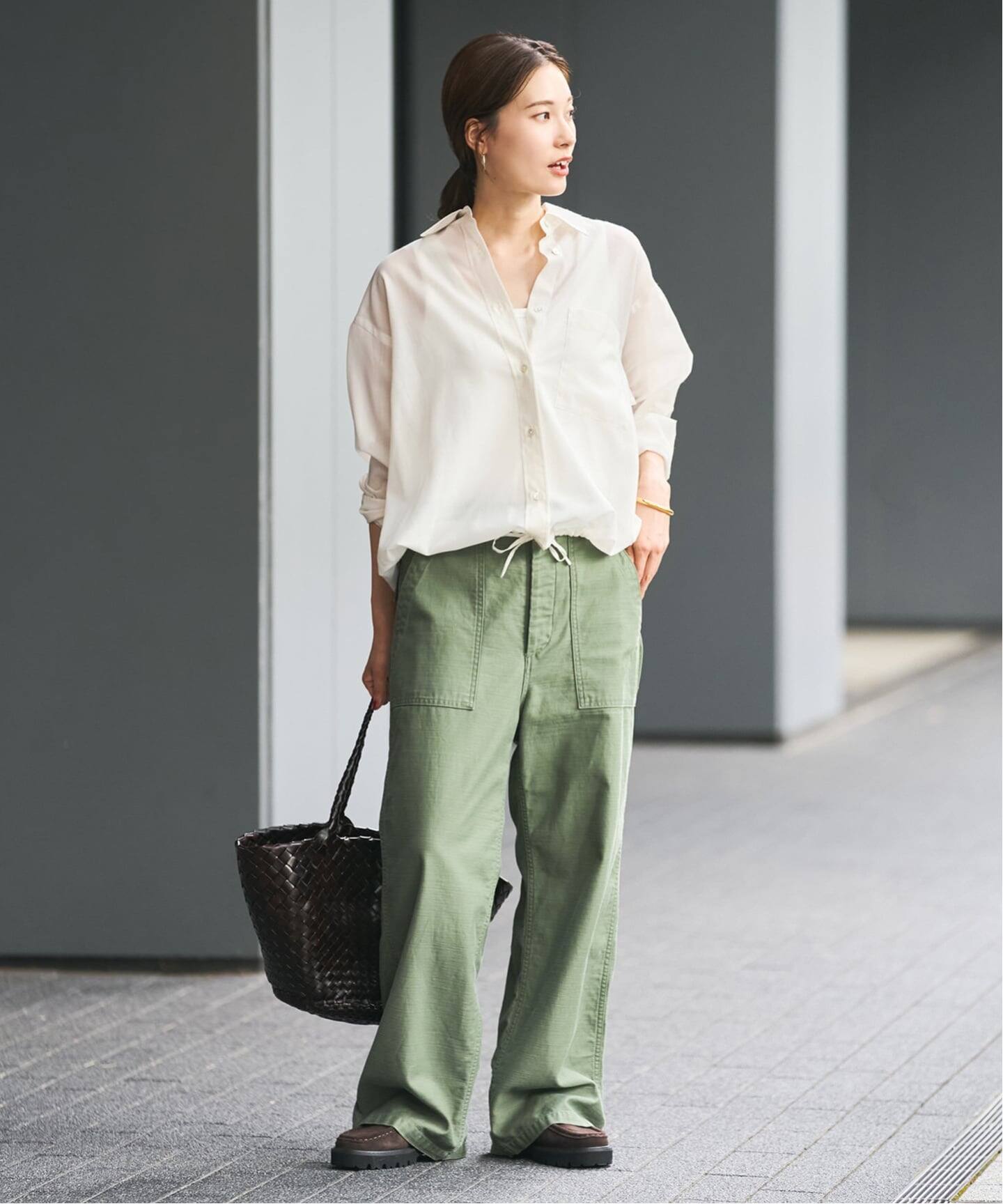 フレームワーク　シアートロドロストレギュラーシャツ　グレー　新品タグ付き フレームワーク FRAMeWORK ≪追加予約≫シアートロドロスト