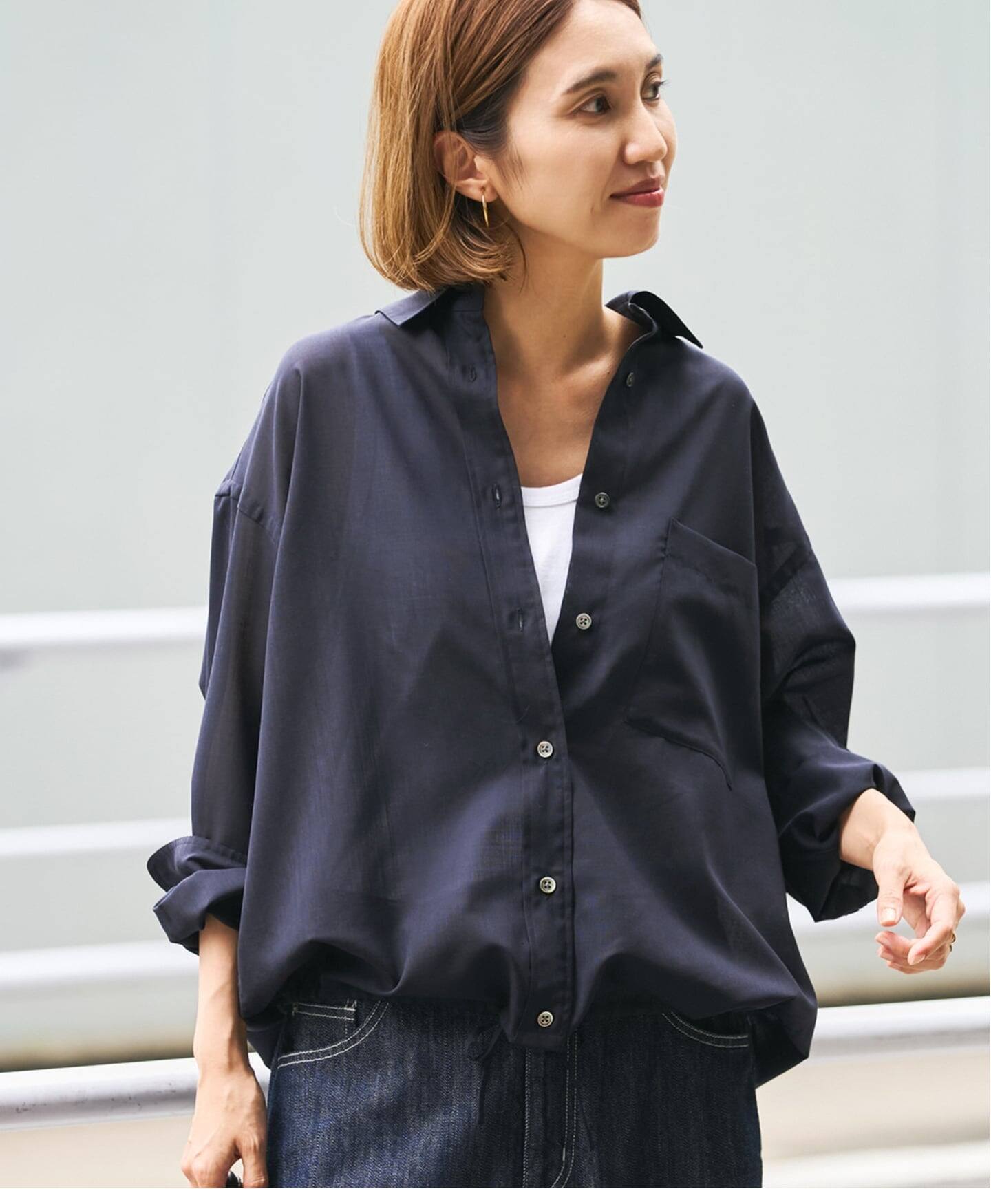 FRAMeWORK レディースシャツ FRAMeWORK ブラウス シャツ シアートロドロストレギュラーシャツ