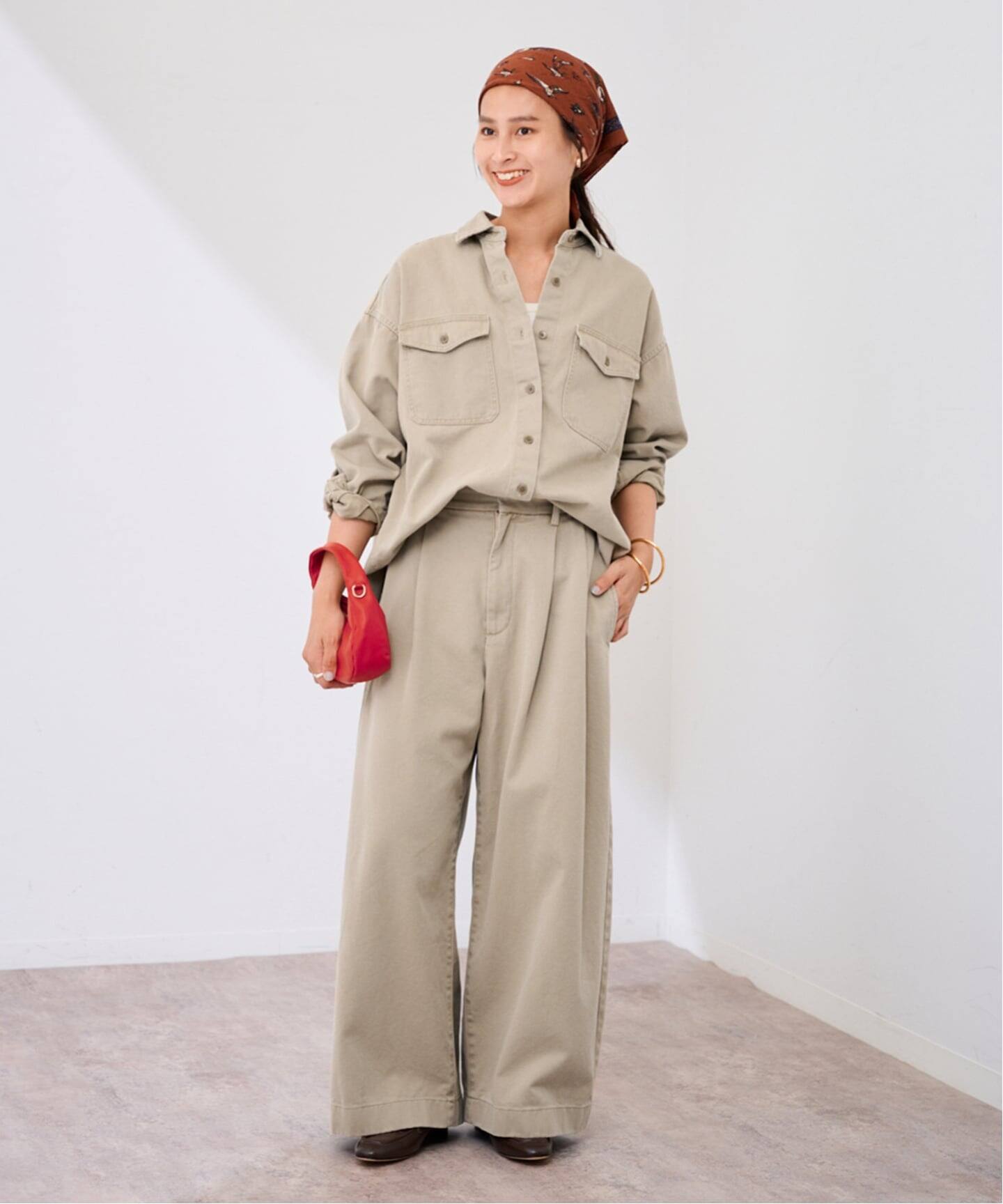 CHINO SLOUCHY シャツ（シャツ／ブラウス）｜FRAMeWORK（フレーム