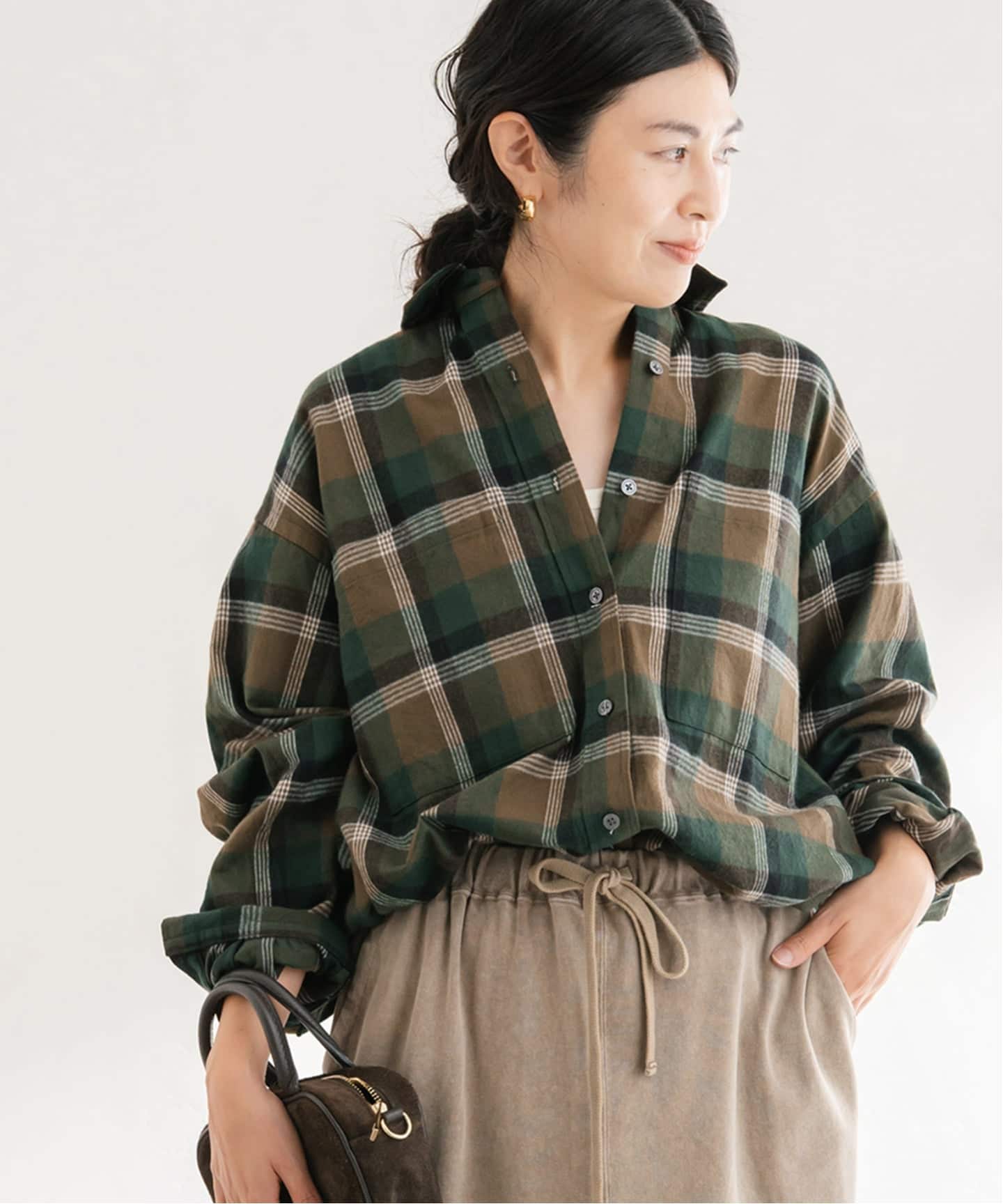 フレムワーク　ネルシャツ ネルチェックシャツ（シャツ／ブラウス）｜FRAMeWORK（フレーム