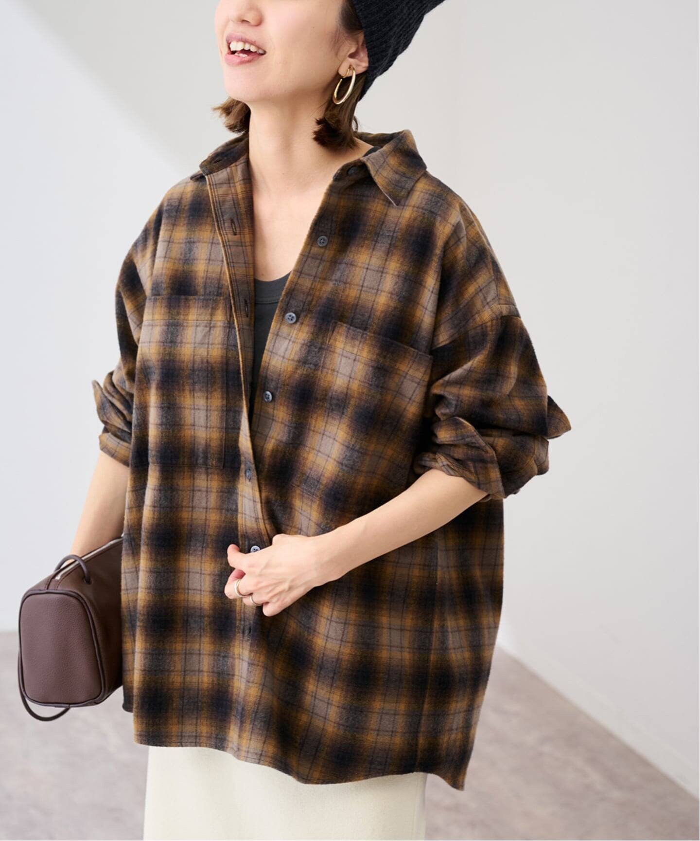 ネルチェックシャツ（シャツ／ブラウス）｜FRAMeWORK（フレームワーク