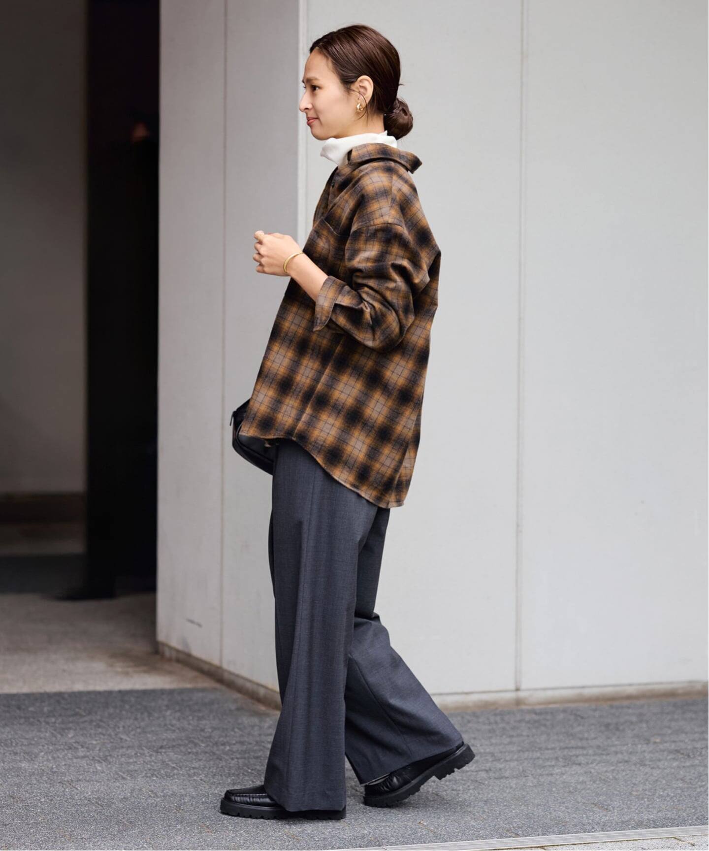 ネルチェックシャツ（シャツ／ブラウス）｜FRAMeWORK（フレームワーク