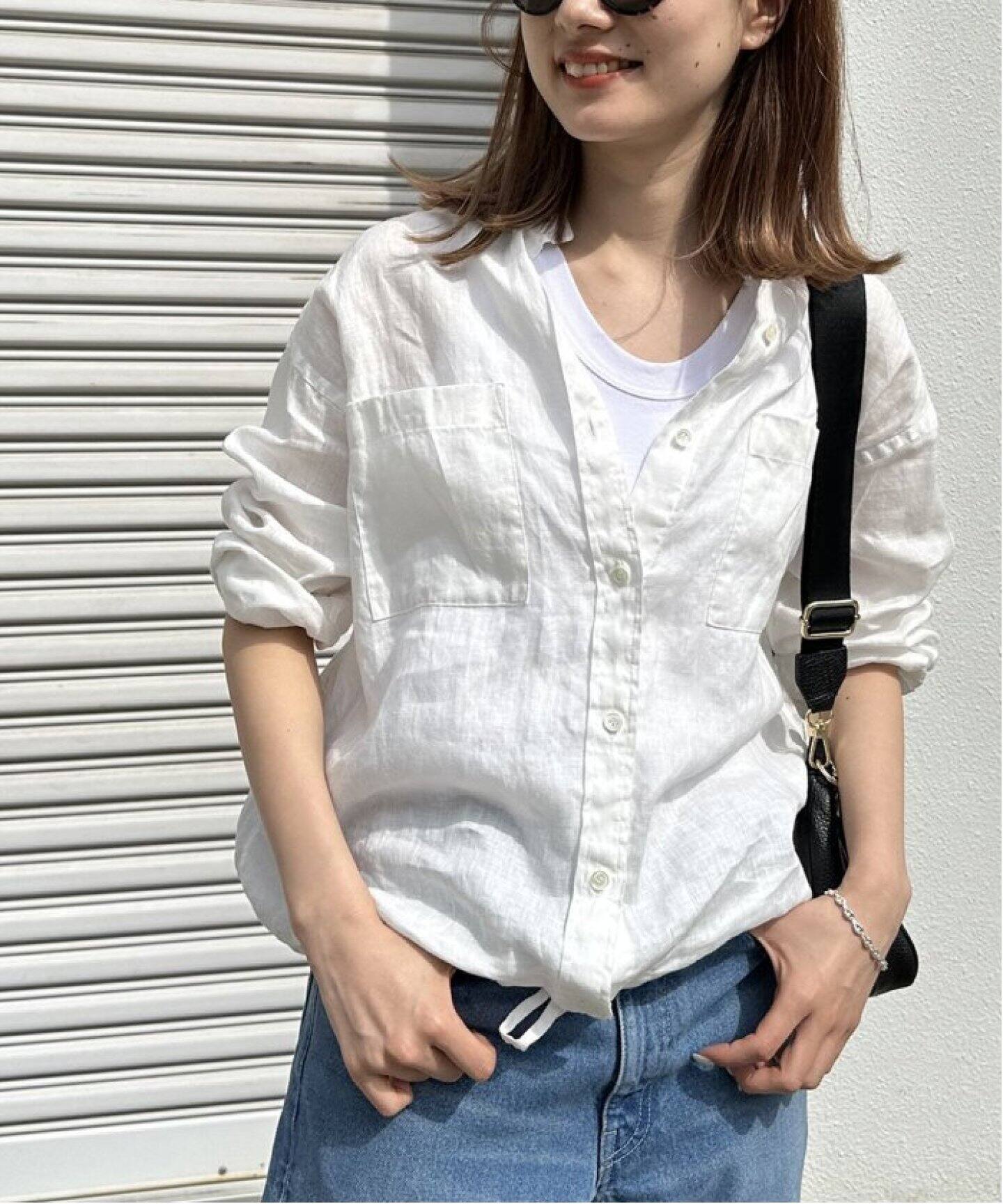 ≪追加≫フレンチリネンドロストシャツ 3（シャツ／ブラウス