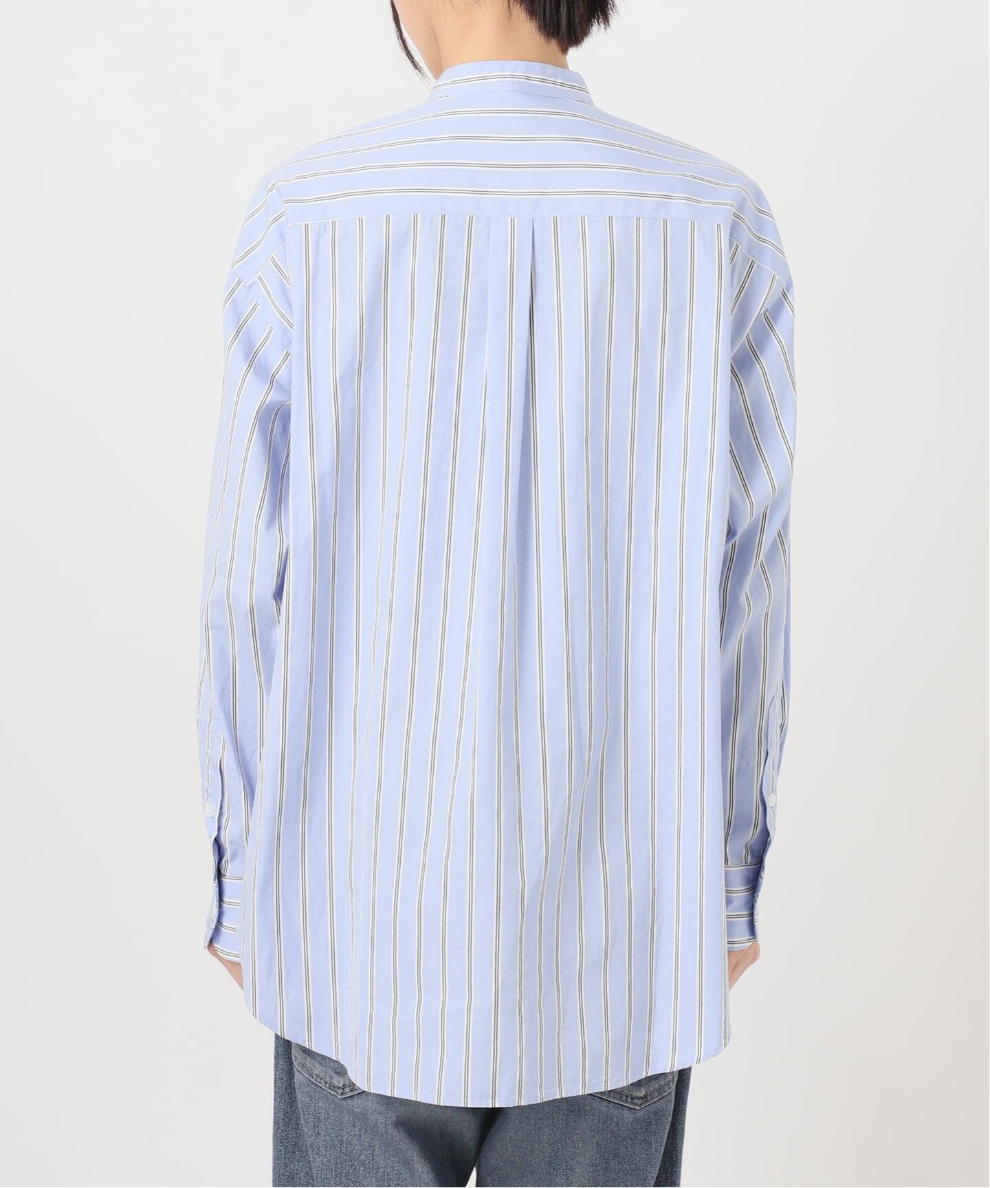 ストライプバンドカラーシャツ（シャツ／ブラウス）｜FRAMeWORK