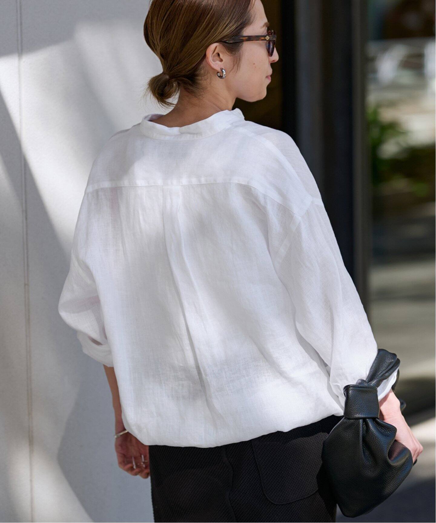 ≪追加≫フレンチリネンドロストシャツ（シャツ／ブラウス