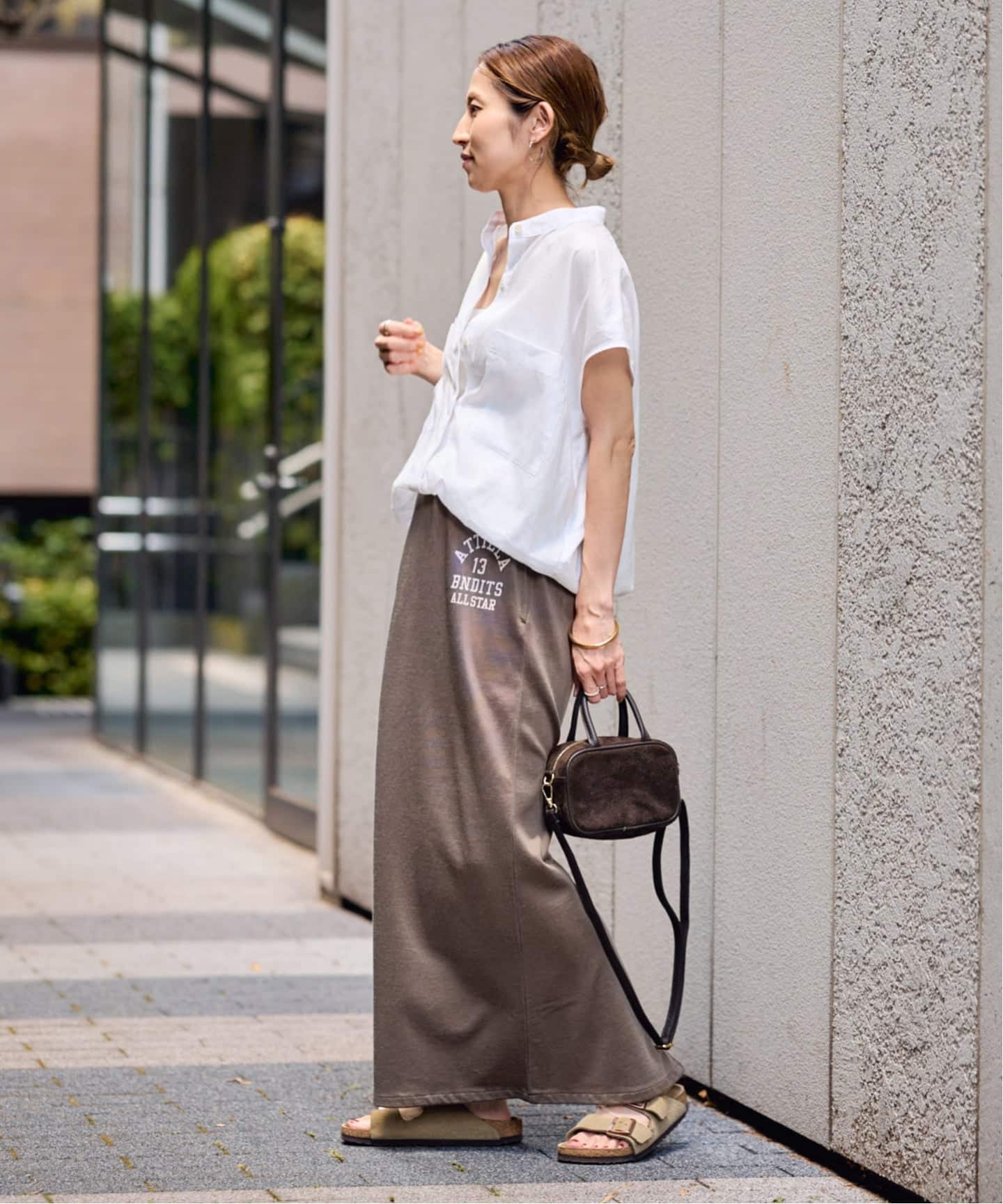 FRAMeWORK キャップスリーブドロストシャツ ≪追加≫キャップスリーブドロストシャツ（シャツ/ブラウス
