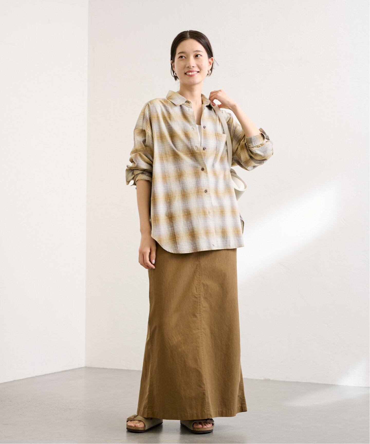 2025SS】FRAMeWORK オンブレーチェックシャツ