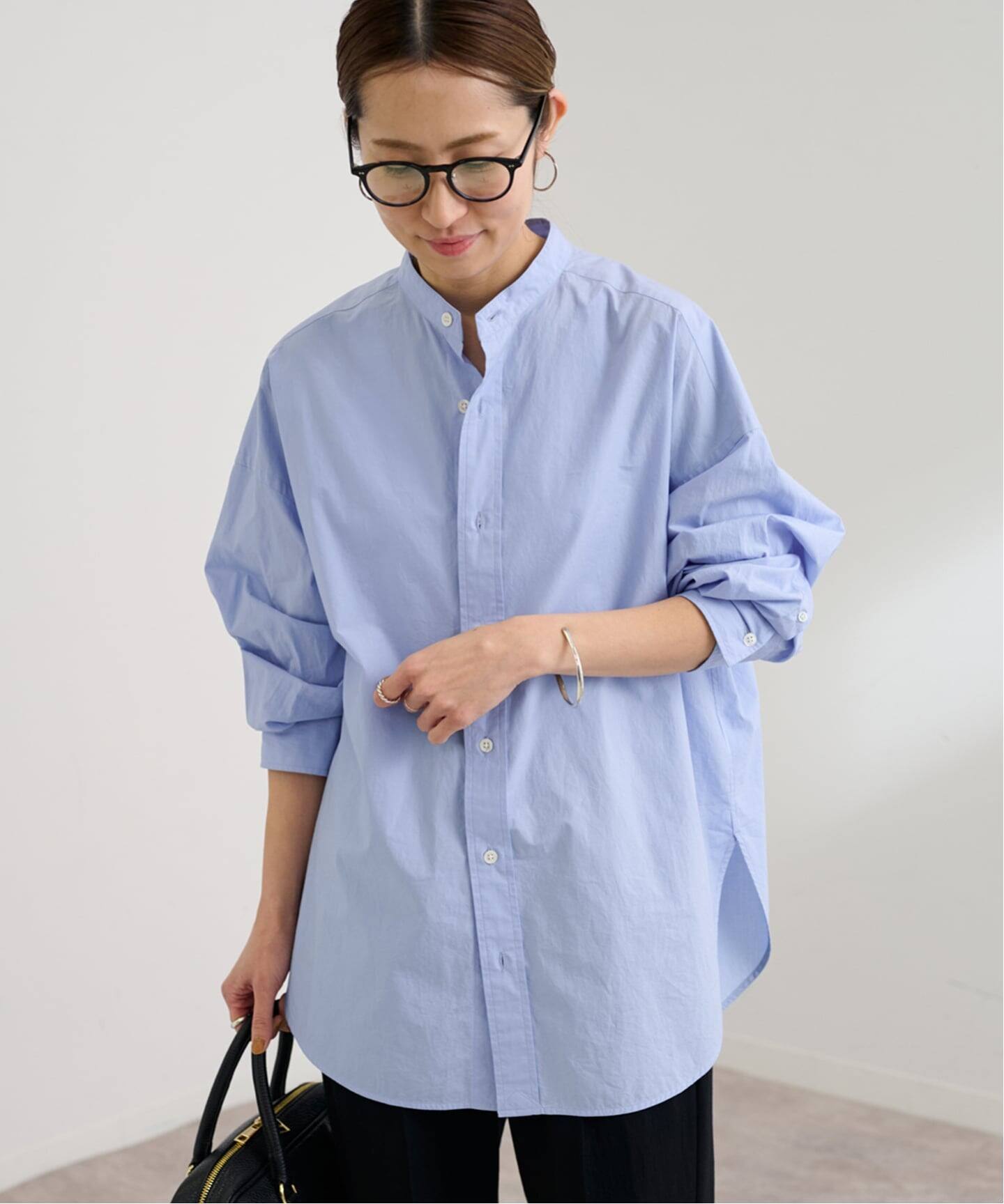 ≪追加≫ラウンドテールLONGシャツ（シャツ／ブラウス）｜FRAMeWORK  