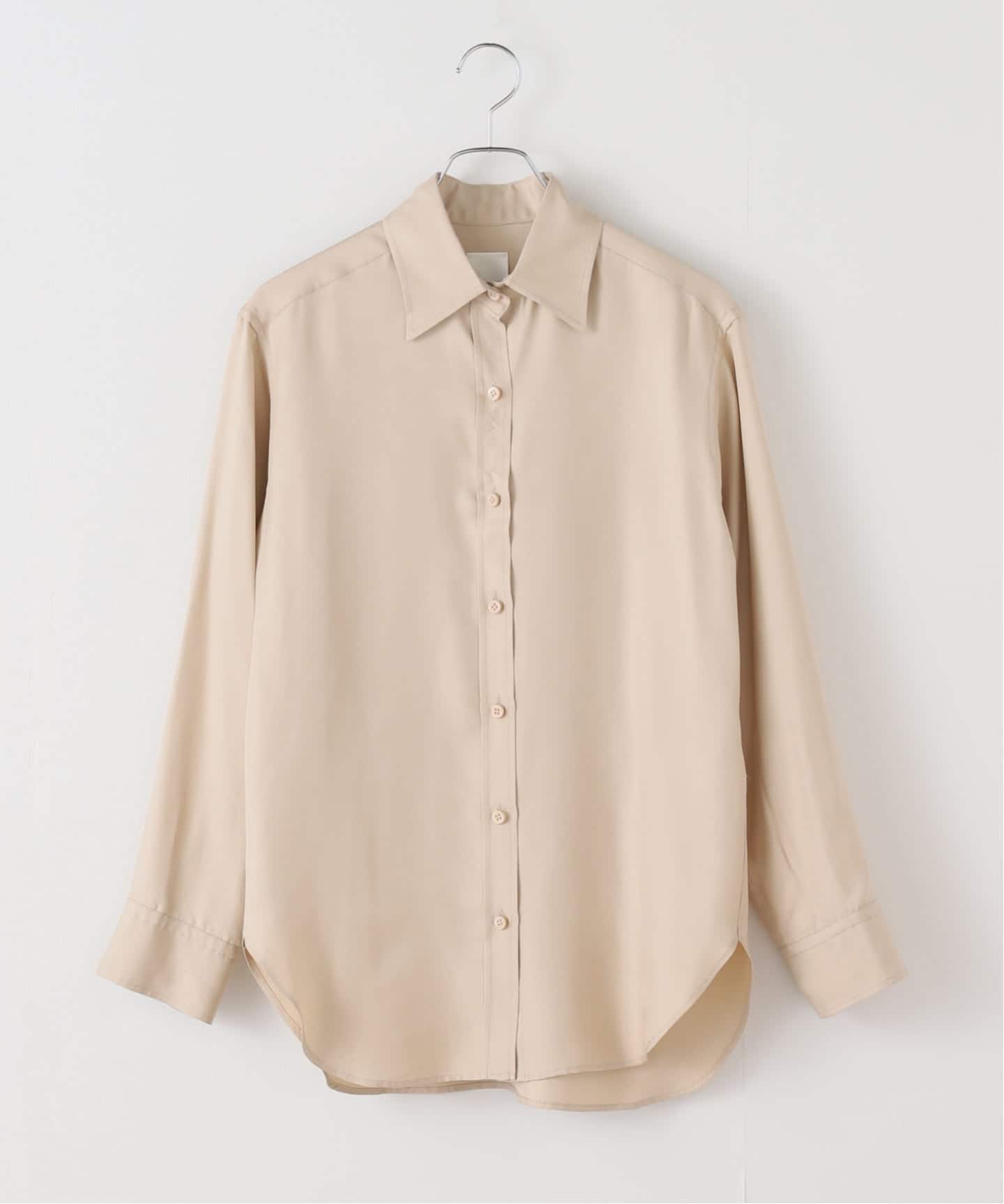 【新品】Raspail ラスパイユ　シルクシャツ　グレー　ドゥーズィエム クラス Raspail/ラスパイユ シルクシャツ（シャツ／ブラウス）｜FRAMeWORK