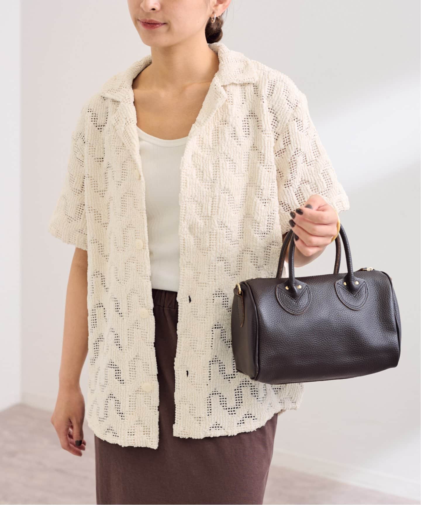 OAS/オーエーエス CROCHET SHIRT（シャツ／ブラウス）｜FRAMeWORK