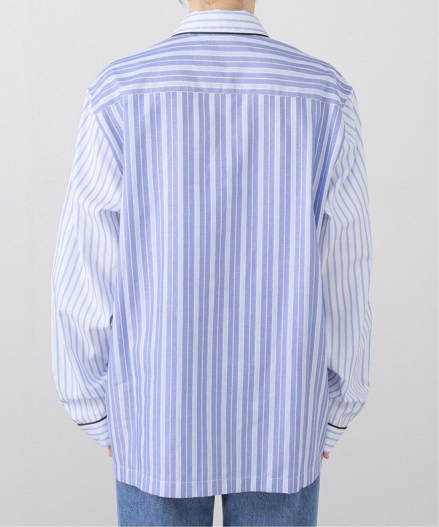 【関税込み】MAGNIBERG ブルー Space パジャマシャツ Magniberg＞SPACE PAJAMAS SHIRT/パジャマシャツ