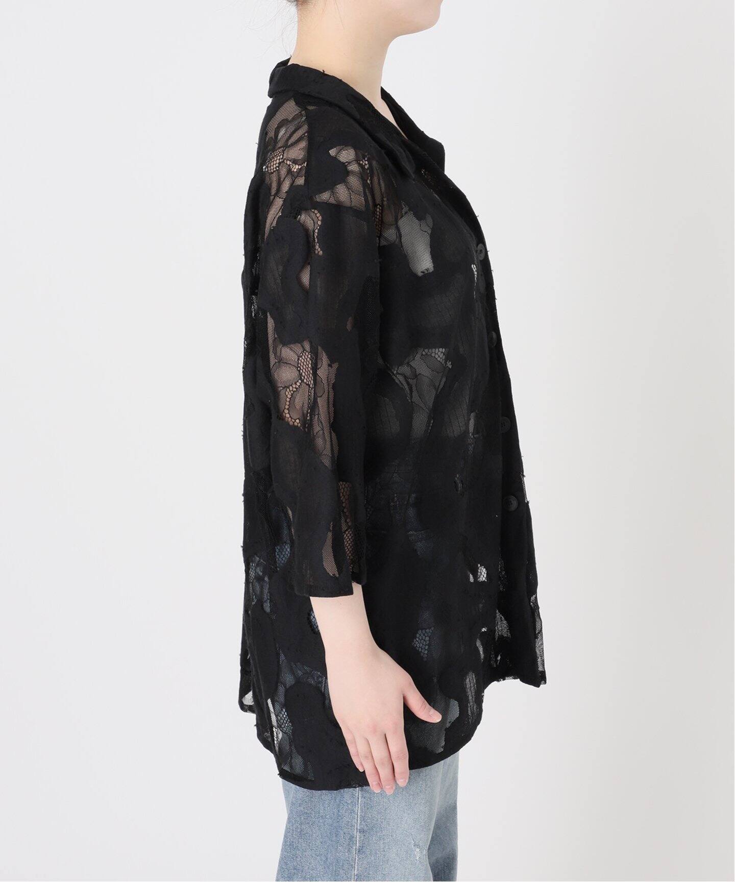 ≪追加≫ESTHE OVERSIZED SHEER LACE シャツ 2（シャツ