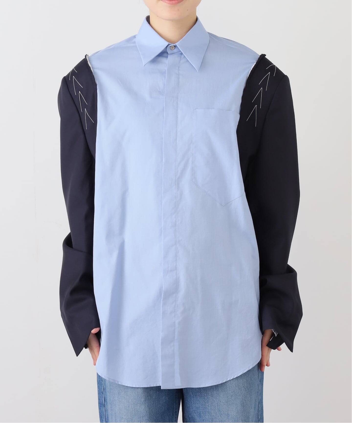 SONIA CARRASCO / ソニア カラスコ TAILORED SLEEVES SHIRT（シャツ