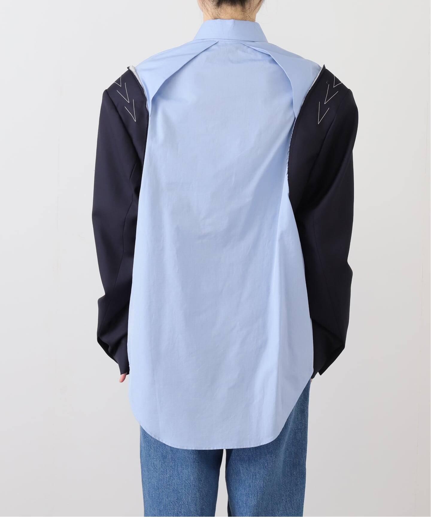 SONIA CARRASCO / ソニア カラスコ TAILORED SLEEVES SHIRT（シャツ