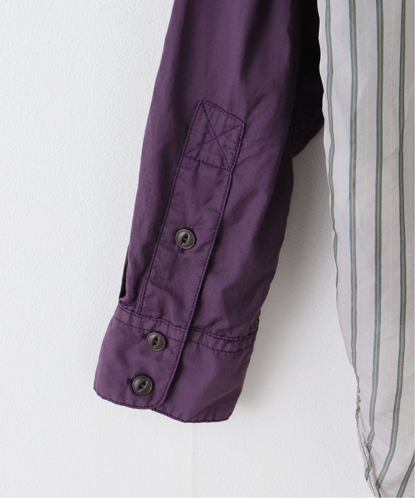 KATHARINE HAMNETT / キャサリン ハムネット MULTI FABRIC RAF SHIRT