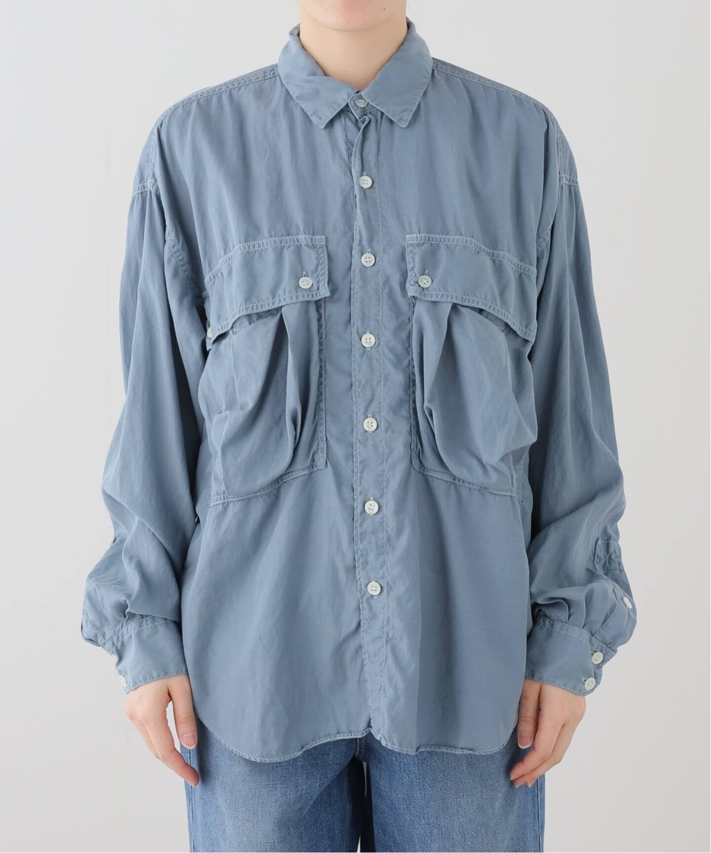 KATHARINE HAMNETT / キャサリン ハムネット PARACHUTE LONG SHIRT