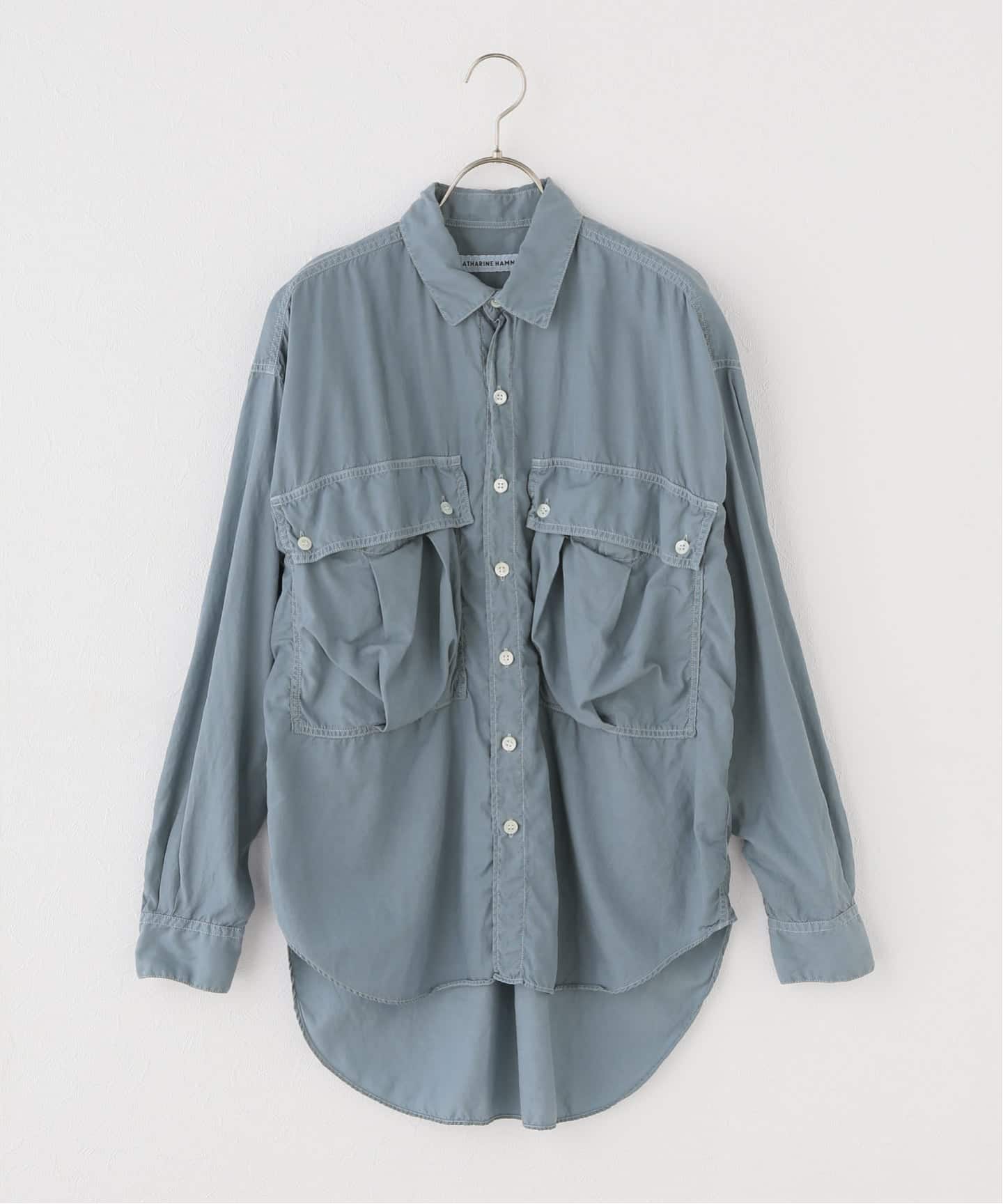KATHARINE HAMNETT / キャサリン ハムネット PARACHUTE LONG SHIRT