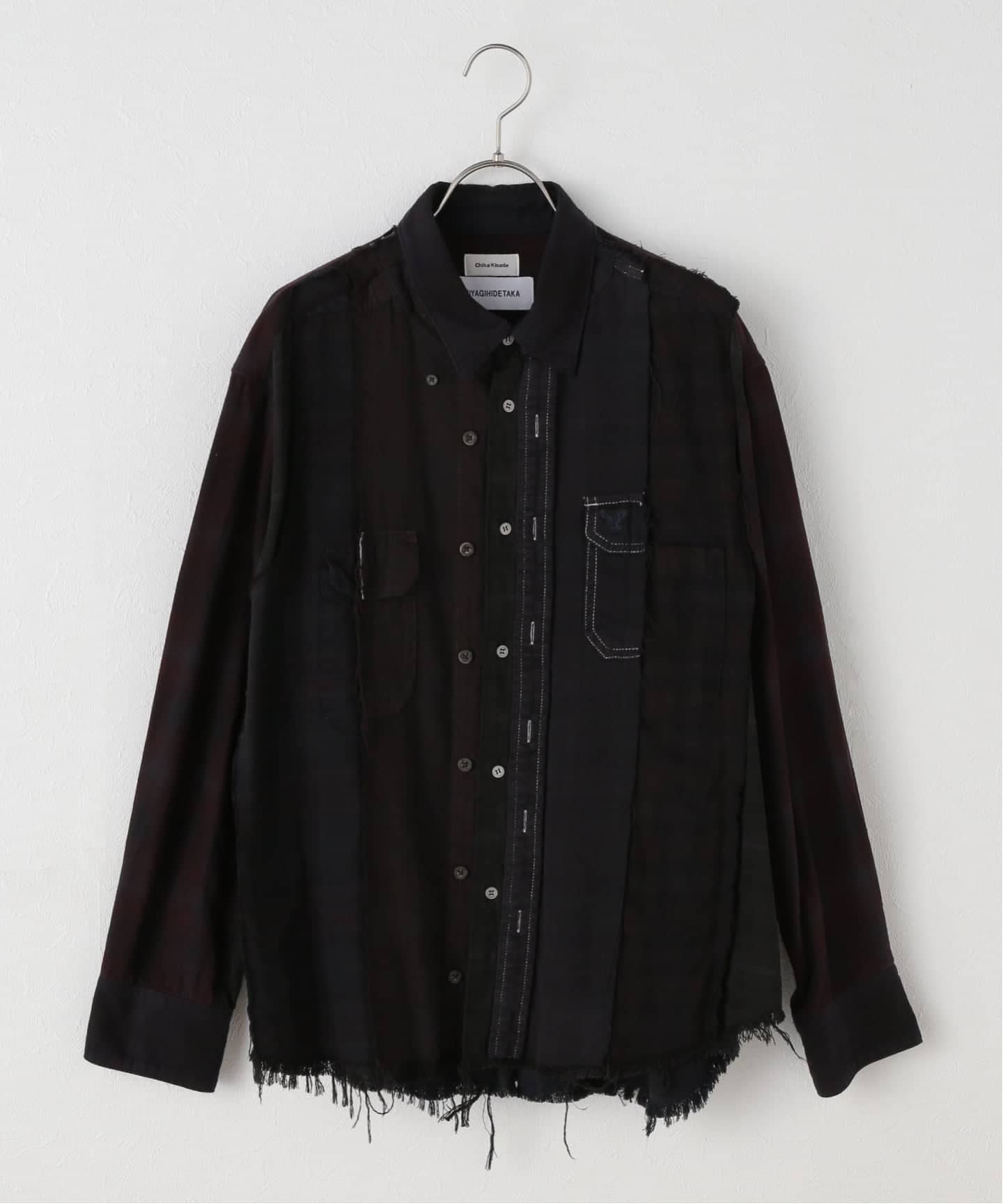 ちゃ CHIKA KISADA+MIYAGI HIDETAKA LAYERED SH CB-25118：シャツ（シャツ