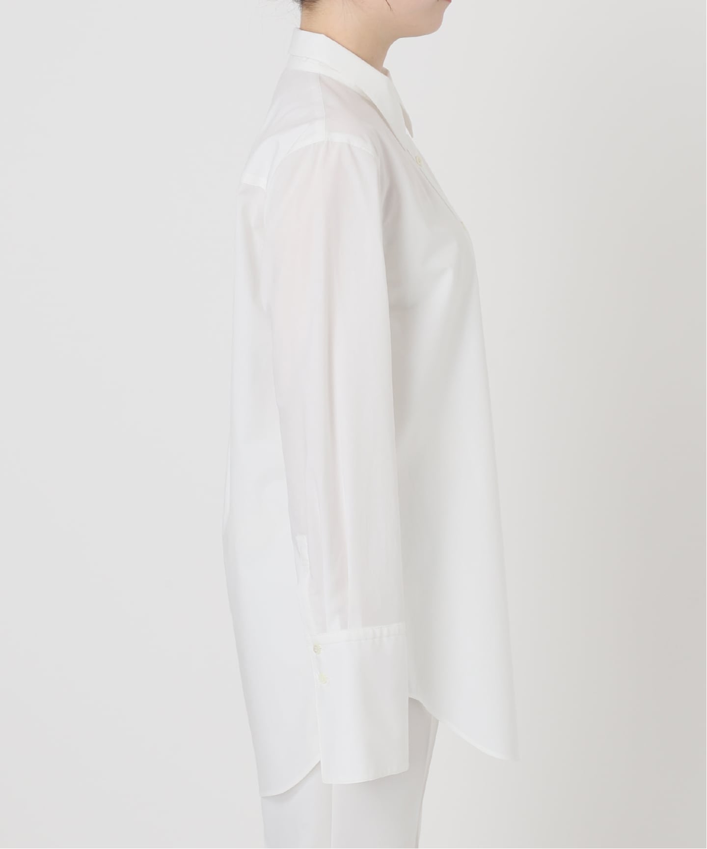 アンチクリースロングカフスシャツ（シャツ／ブラウス）｜NOBLE