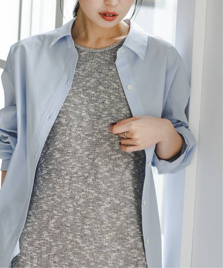 エフォートレスコットンオーバーシャツ（シャツ／ブラウス）｜NOBLE  