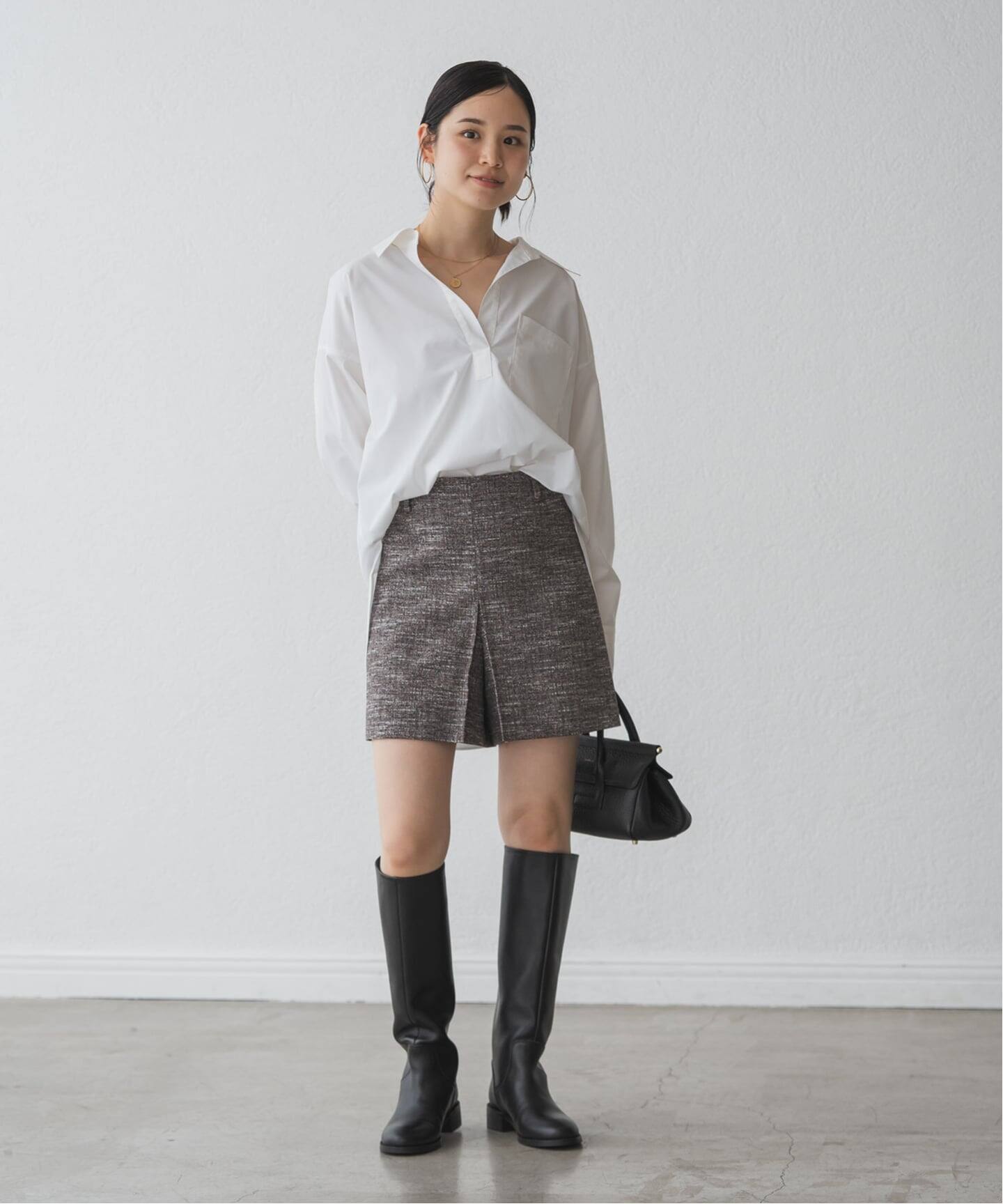 イージーケアコットンスキッパーシャツ（シャツ／ブラウス）｜NOBLE