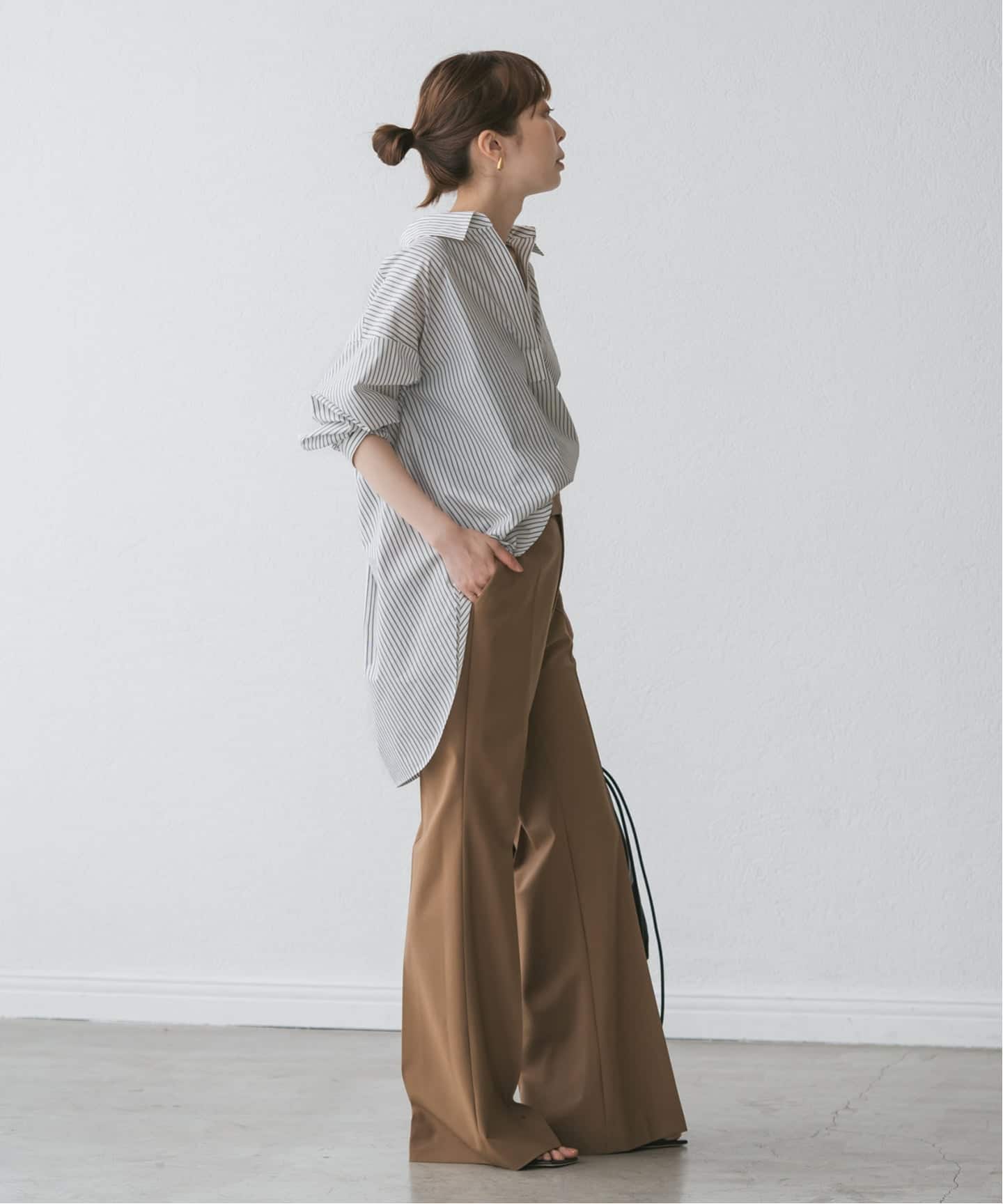 イージーケアコットンスキッパーシャツ（シャツ／ブラウス）｜NOBLE