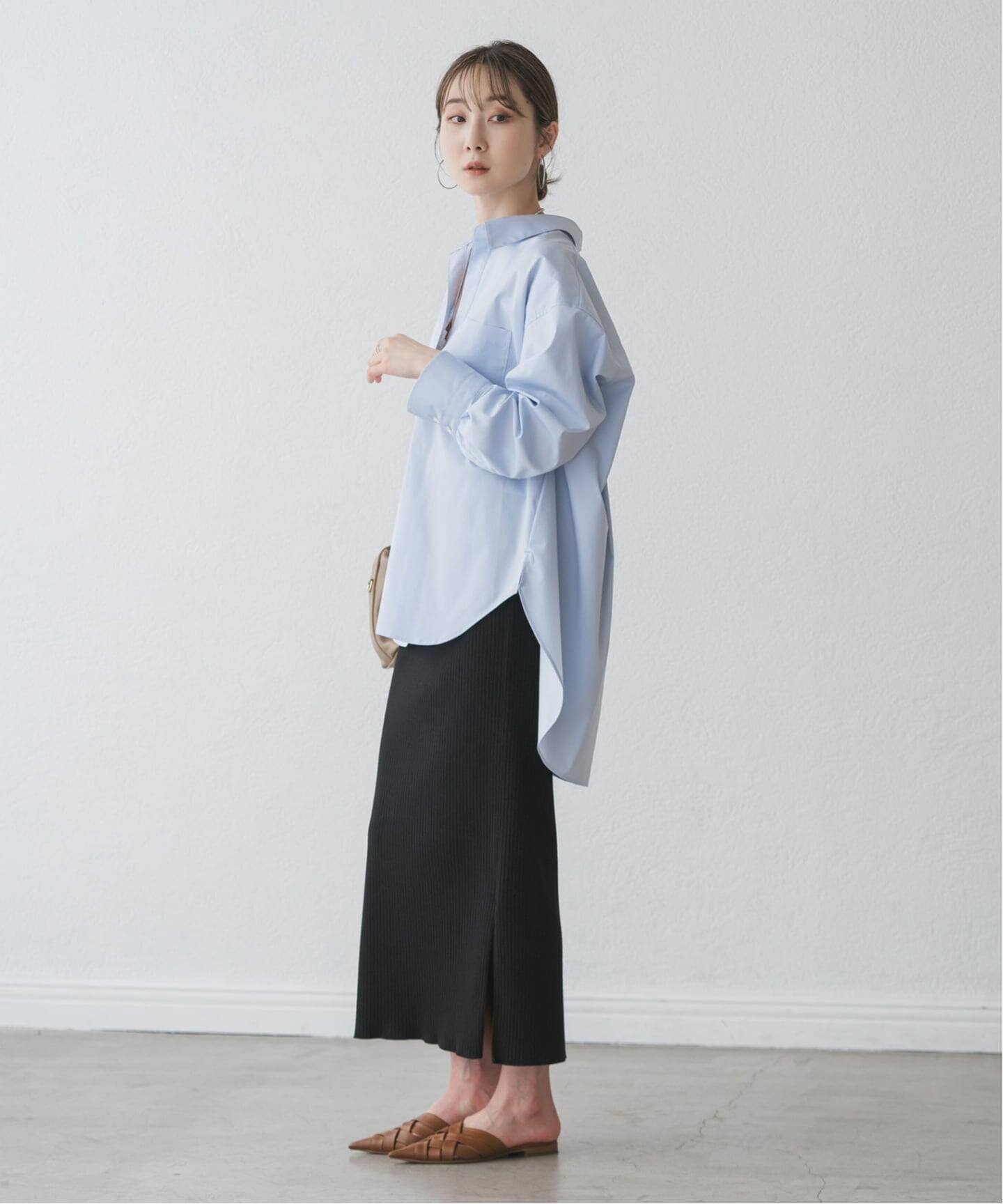 イージーケアコットンスキッパーシャツ（シャツ／ブラウス）｜NOBLE