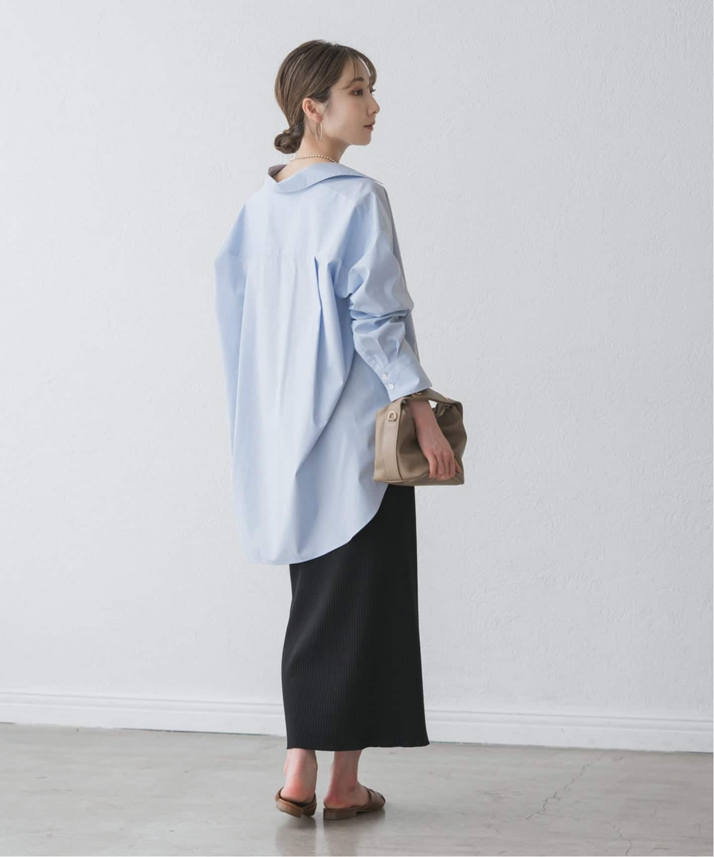 追加》イージーケアコットンスキッパーシャツ（シャツ／ブラウス