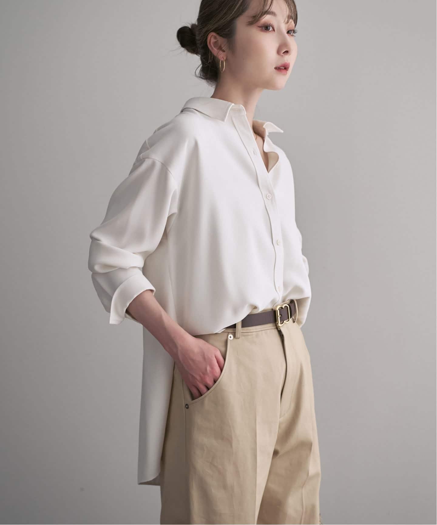 追加》シーズンカラープレーンシャツ14（シャツ／ブラウス）｜NOBLE