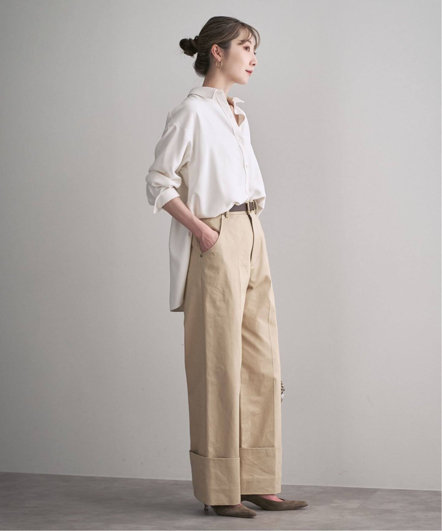 【極美品】NOBLE シーズンカラープレーンシャツ　ホワイト　ノーブル 追加》シーズンカラープレーンシャツ 11 | ノーブル(Noble) | マルイ