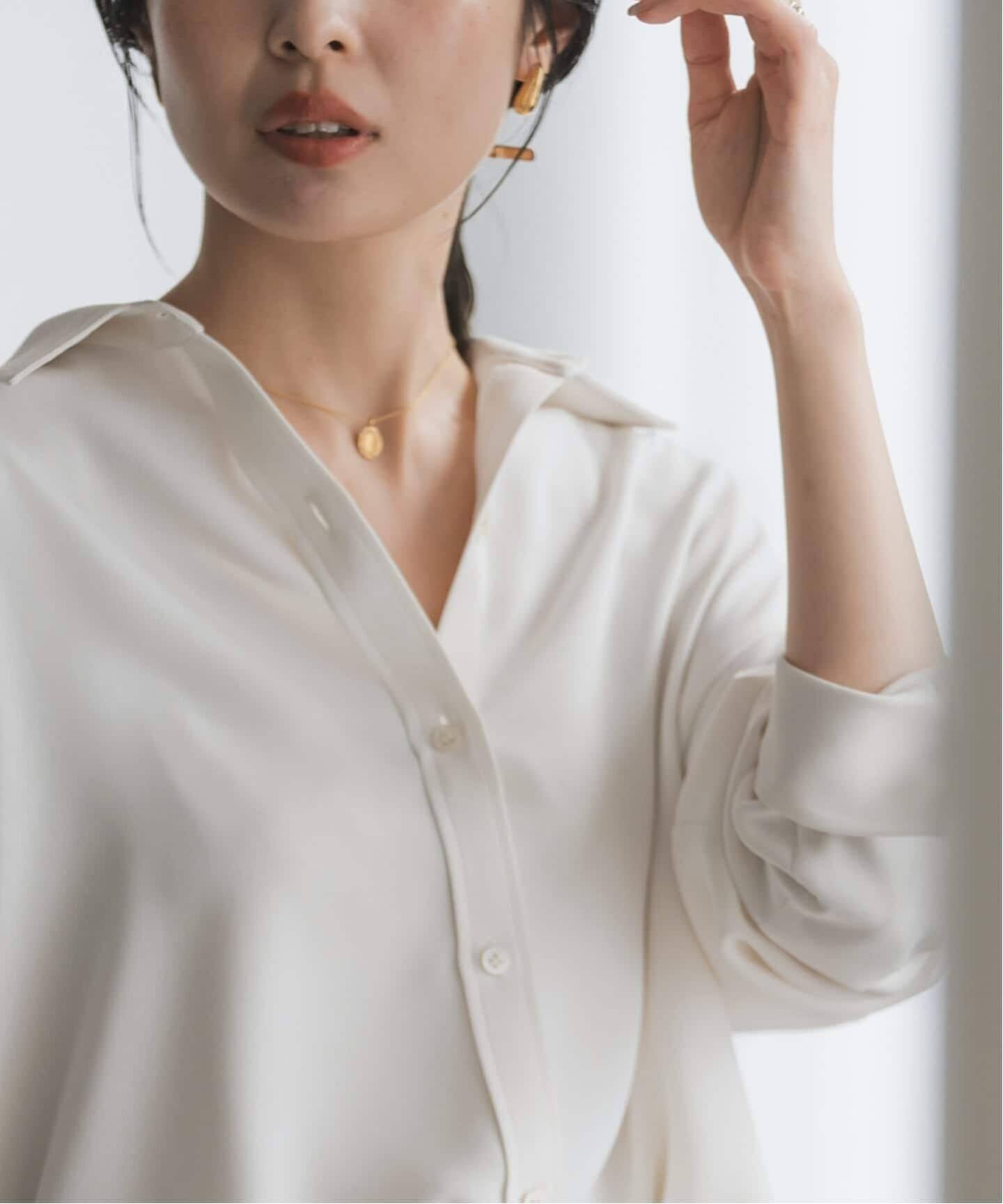 追加》シーズンカラープレーンシャツ14（シャツ／ブラウス）｜NOBLE